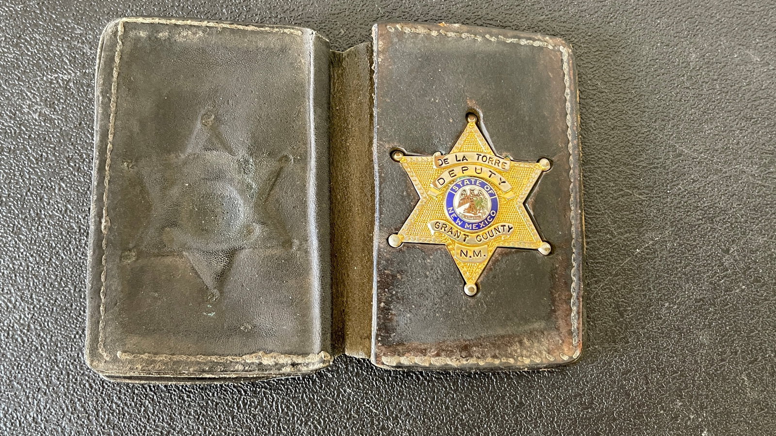 Vintage Obsolete Deputy Sheriff Police Badge New Mexico NM (1 of 4)