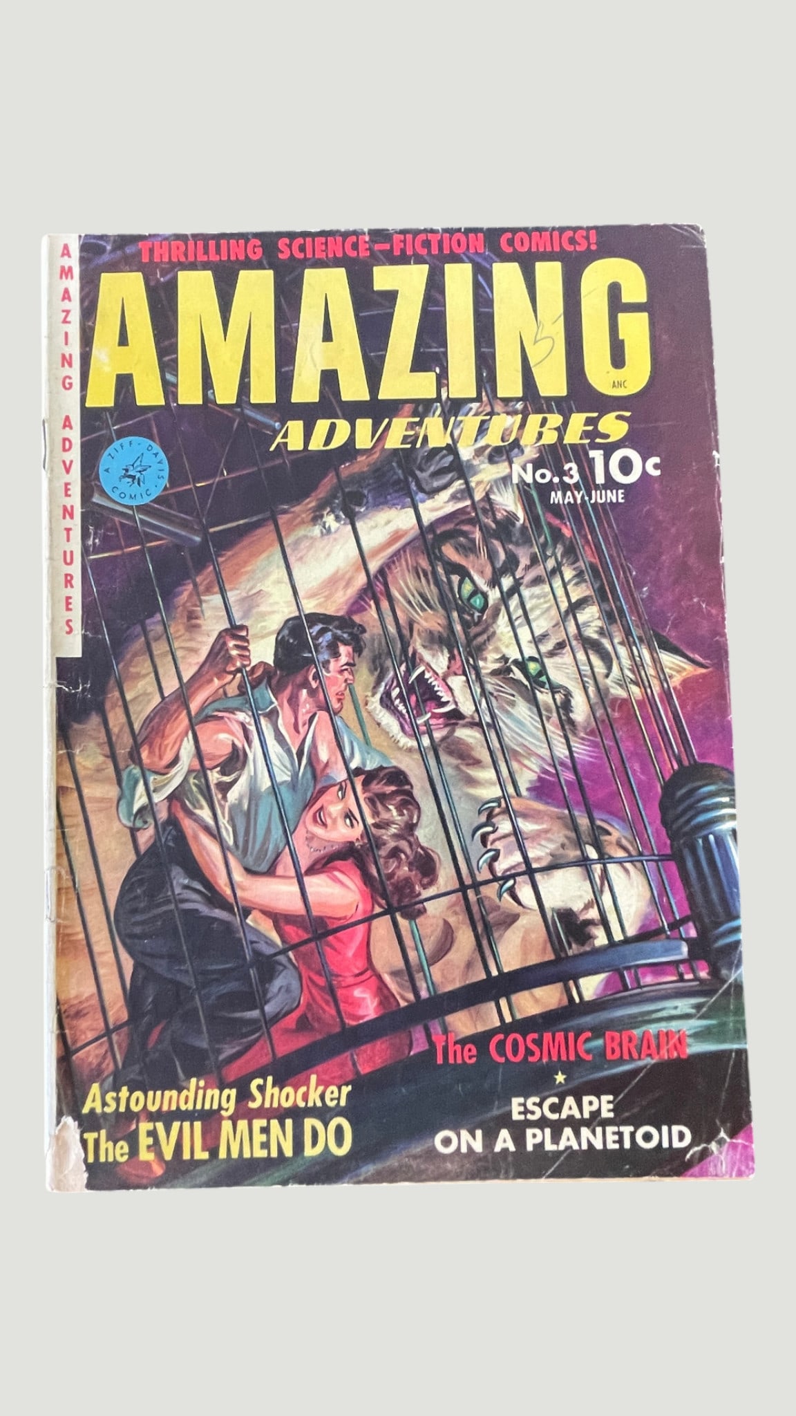 Amazing Adventures #3 (Ziff-Davis, May/June 1951) Sci-Fi Comic (1 of 3)