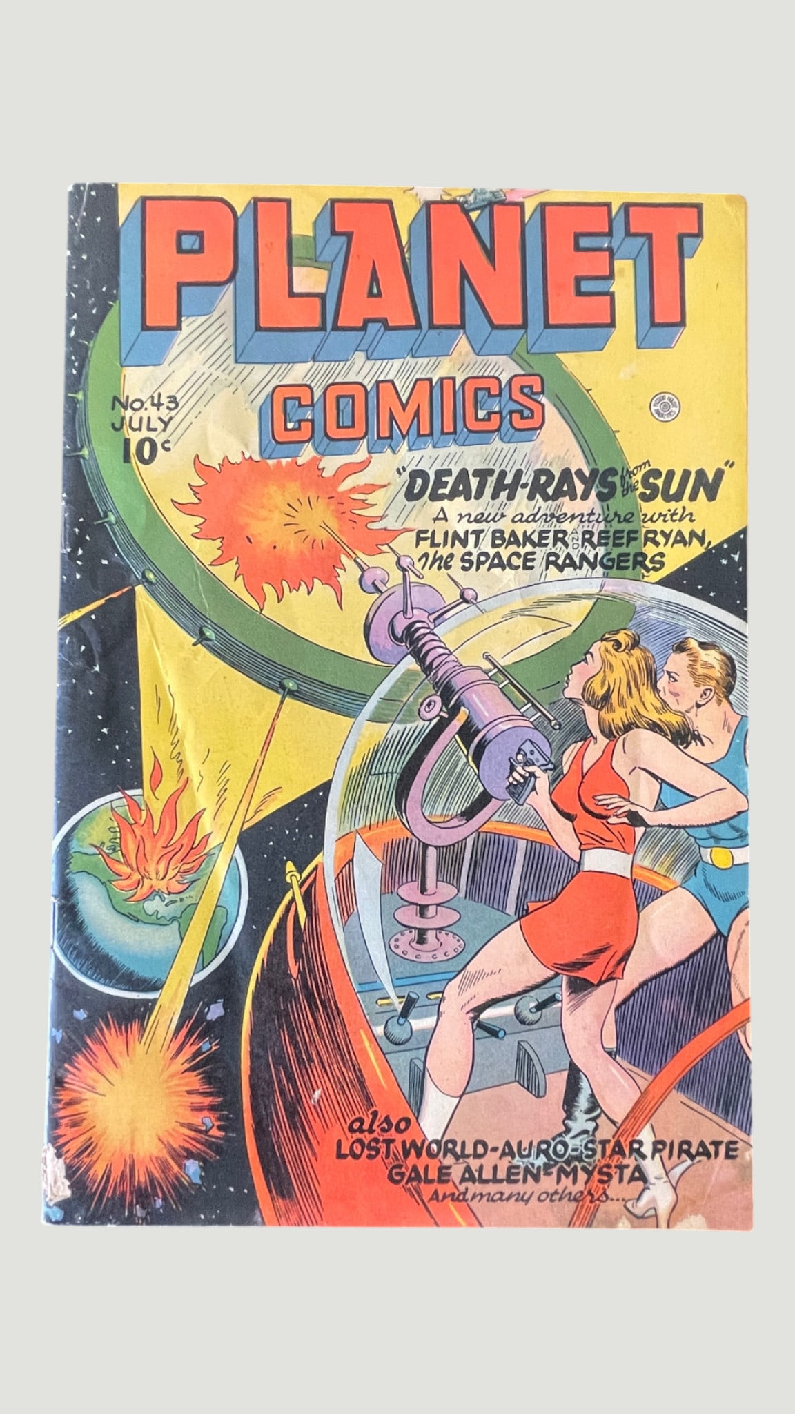 Planet Comics #43, Fiction House, July 1946 — Golden Age Sci-Fi (1 of 3)
