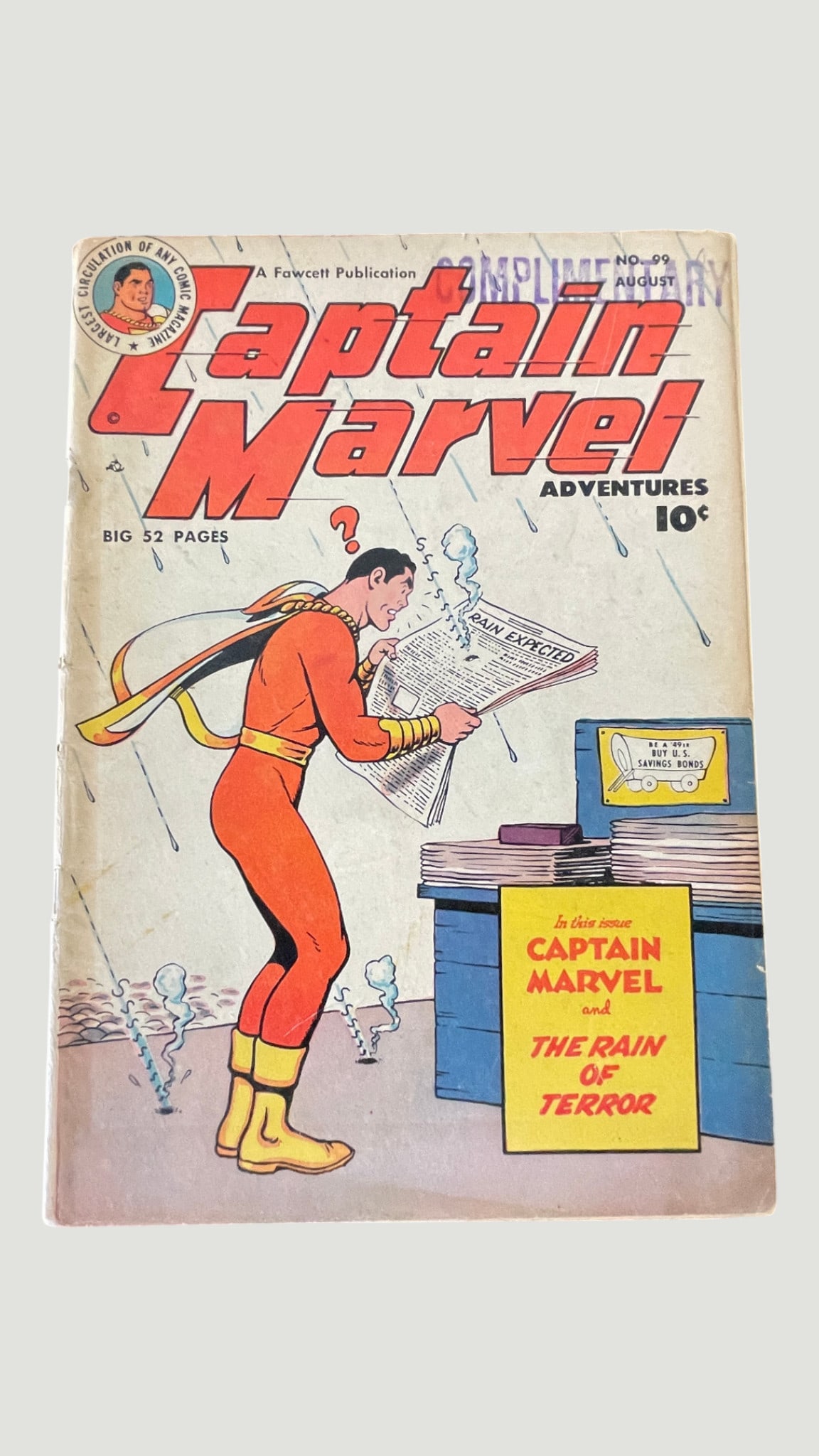 Captain Marvel Adventures #99, Fawcett Publications, August 1949 (1 of 2)