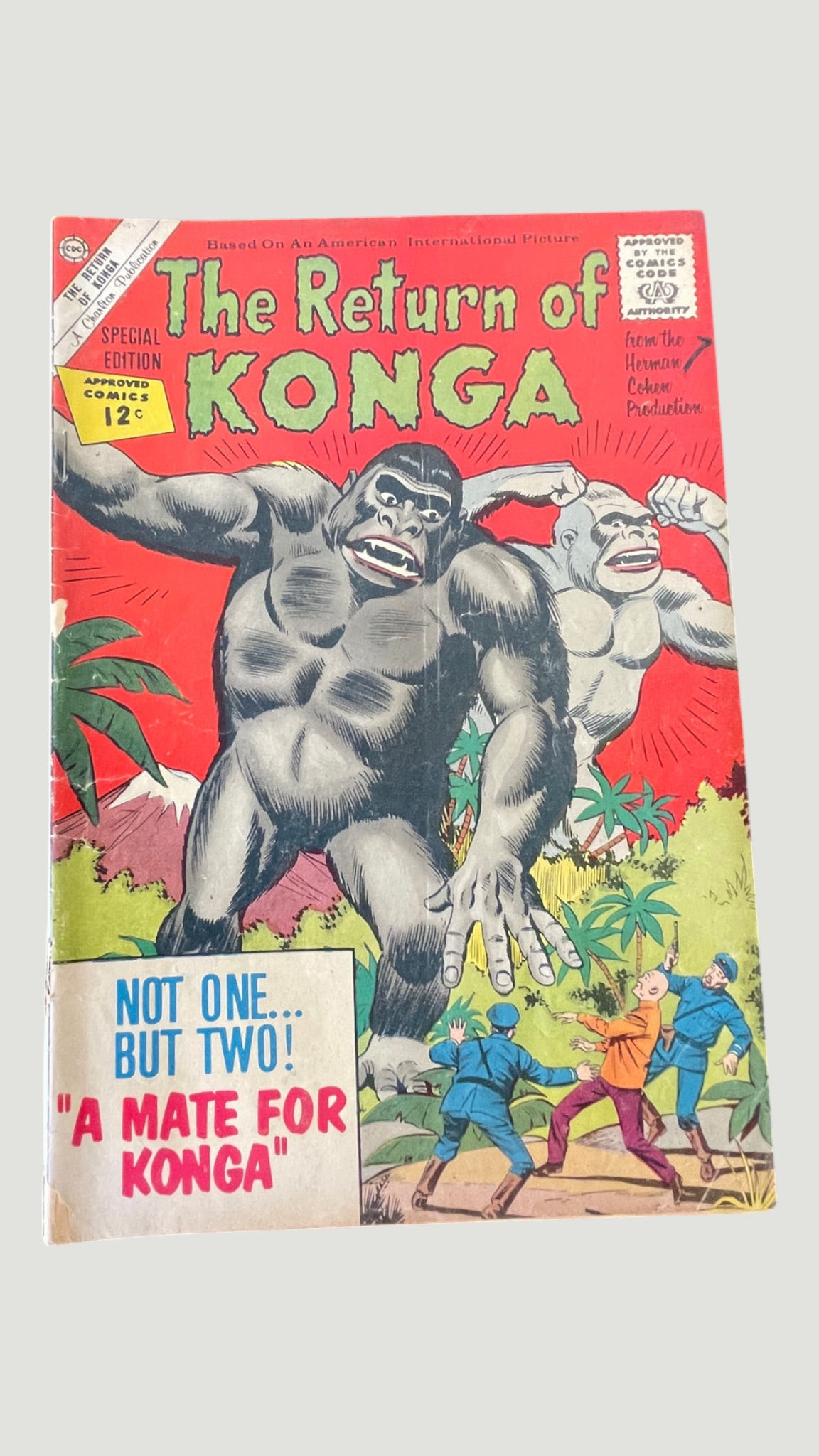 The Return of Konga Special Edition #1 Charlton Comics 1962 Herman Cohen (1 of 2)