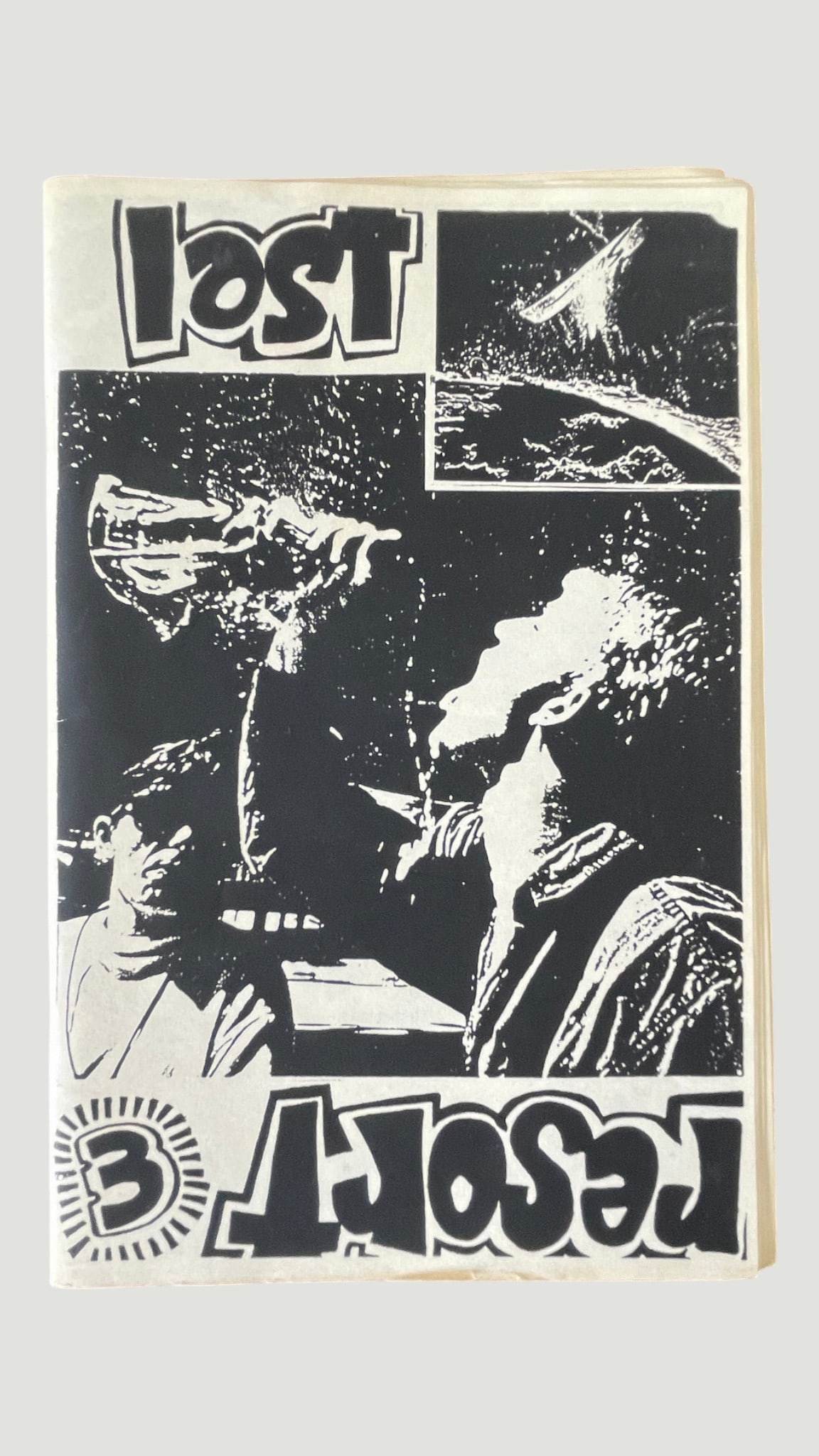 Lost Resort #3 Punk Zine, Self-Published Underground Fanzine c.1980s (1 of 3)