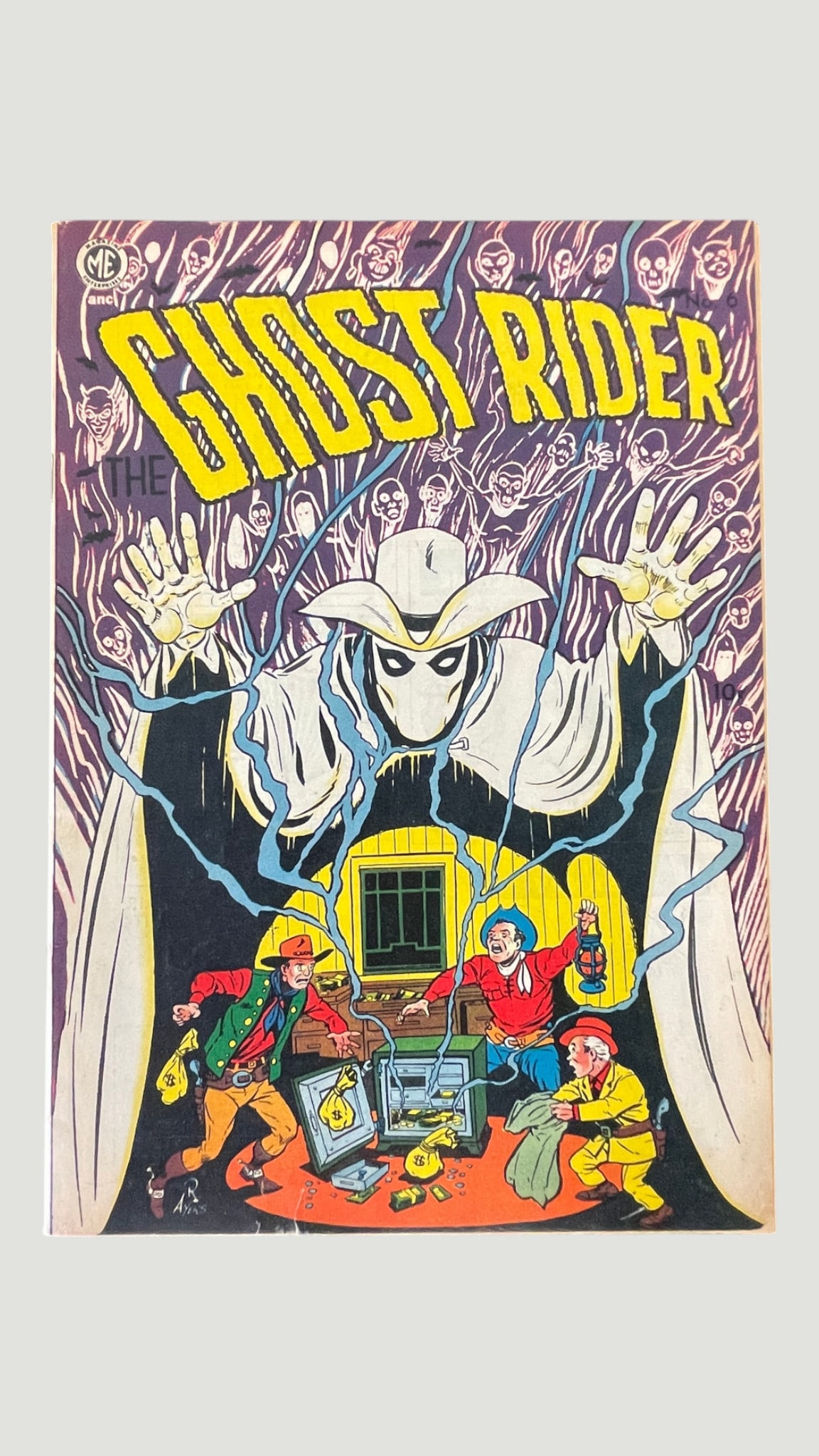 The Ghost Rider #6 Magazine Enterprises (ME) Golden Age Western Comic (1 of 2)