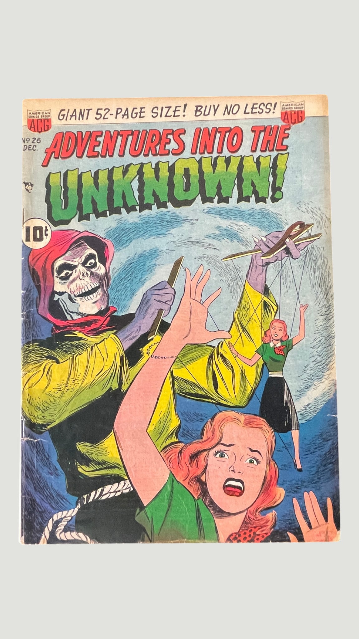 Adventures Into The Unknown #26, ACG, Dec. 1951 – Giant 52-Page Horror Comic (1 of 2)