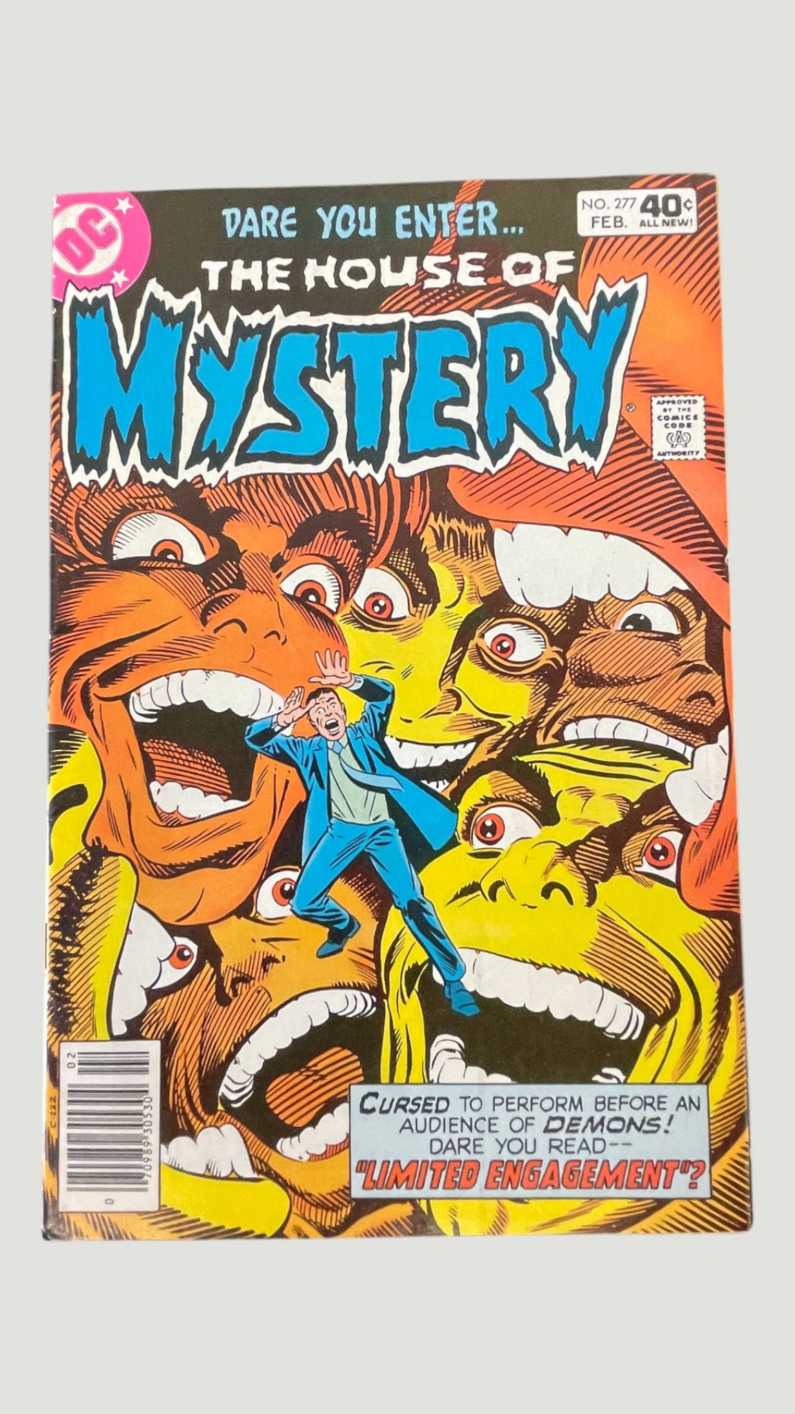 DC Comics House of Mystery #277, Feb 1980 – 'Limited Engagement' Horror Anthology (1 of 2)