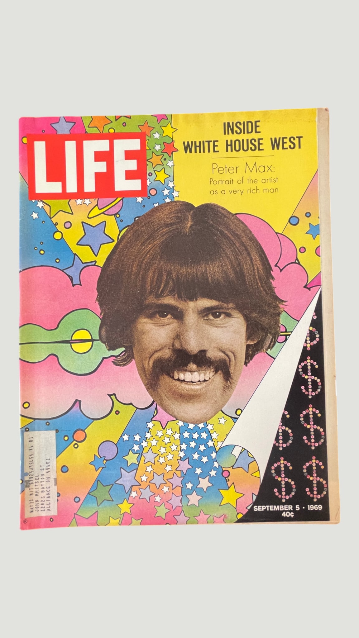 LIFE Magazine September 5, 1969 — Peter Max Cover, Inside White House West (1 of 3)