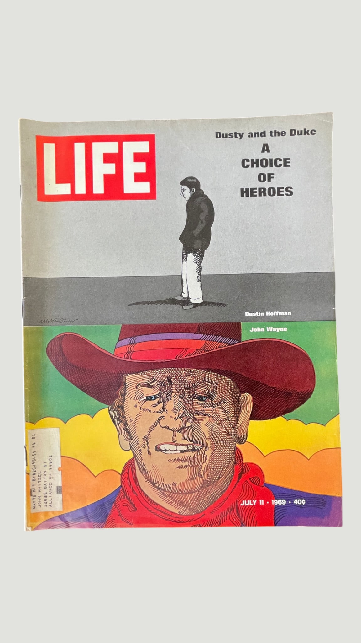LIFE Magazine July 11, 1969 – Dusty and the Duke: A Choice of Heroes (1 of 3)