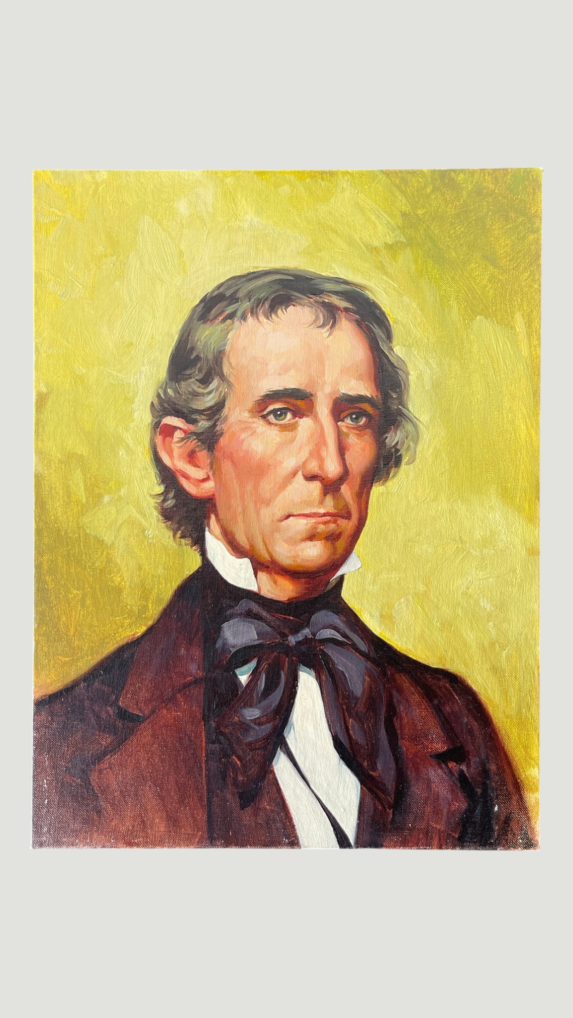 Reynold Brown (1917-1991) US President John Tyler Painting (1 of 5)