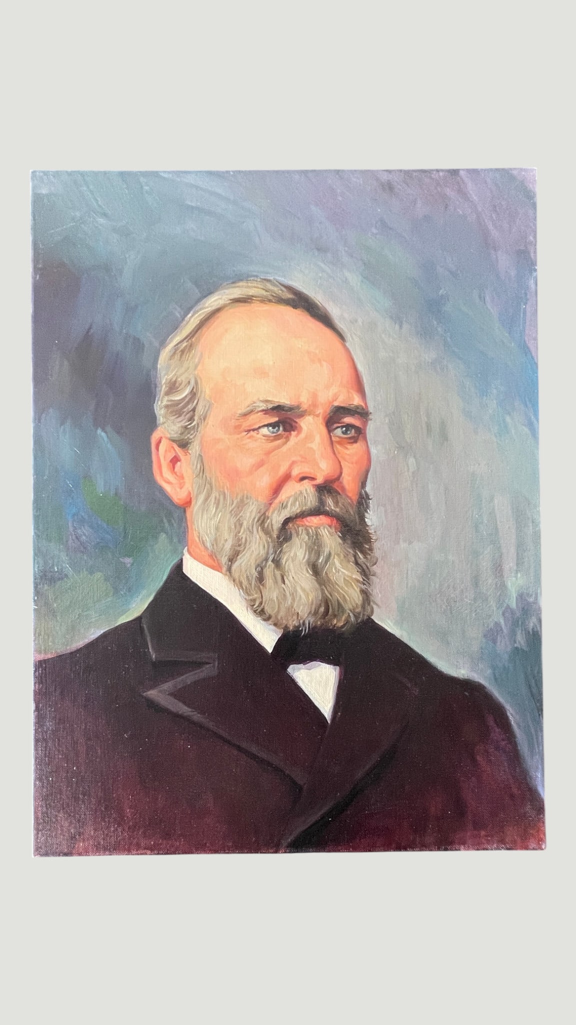 Reynold Brown (1917-1991) US President James A. Garfield Portrait Painting (1 of 5)