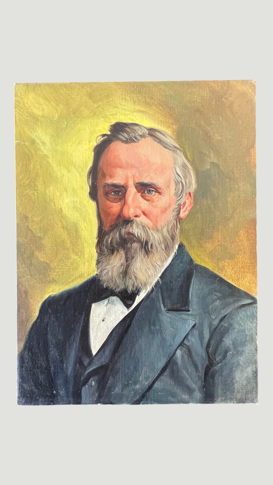 Reynold Brown (1917-1991) US President Rutheford B. Hayes Portrait Painting (1 of 5)