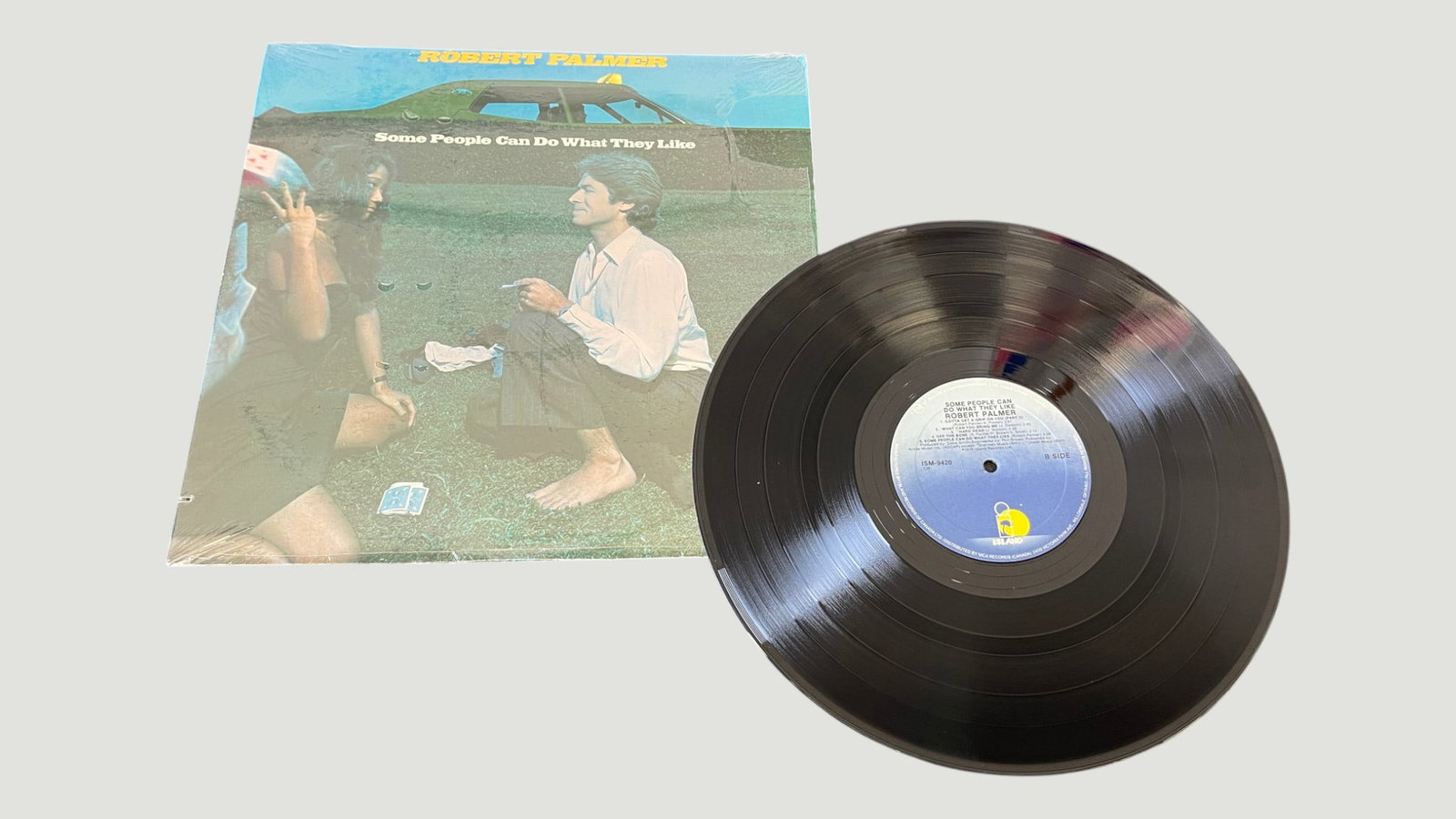 Robert Palmer 'Some People Can Do What They Like' Vinyl LP Record Album: Robert Palmer's fourth studio album 'Some People Can Do What They Like,' released in 1976 on Island Records (catalog number ISM-9420). This is the Canadian pressing, distributed by MCA Records Canada,