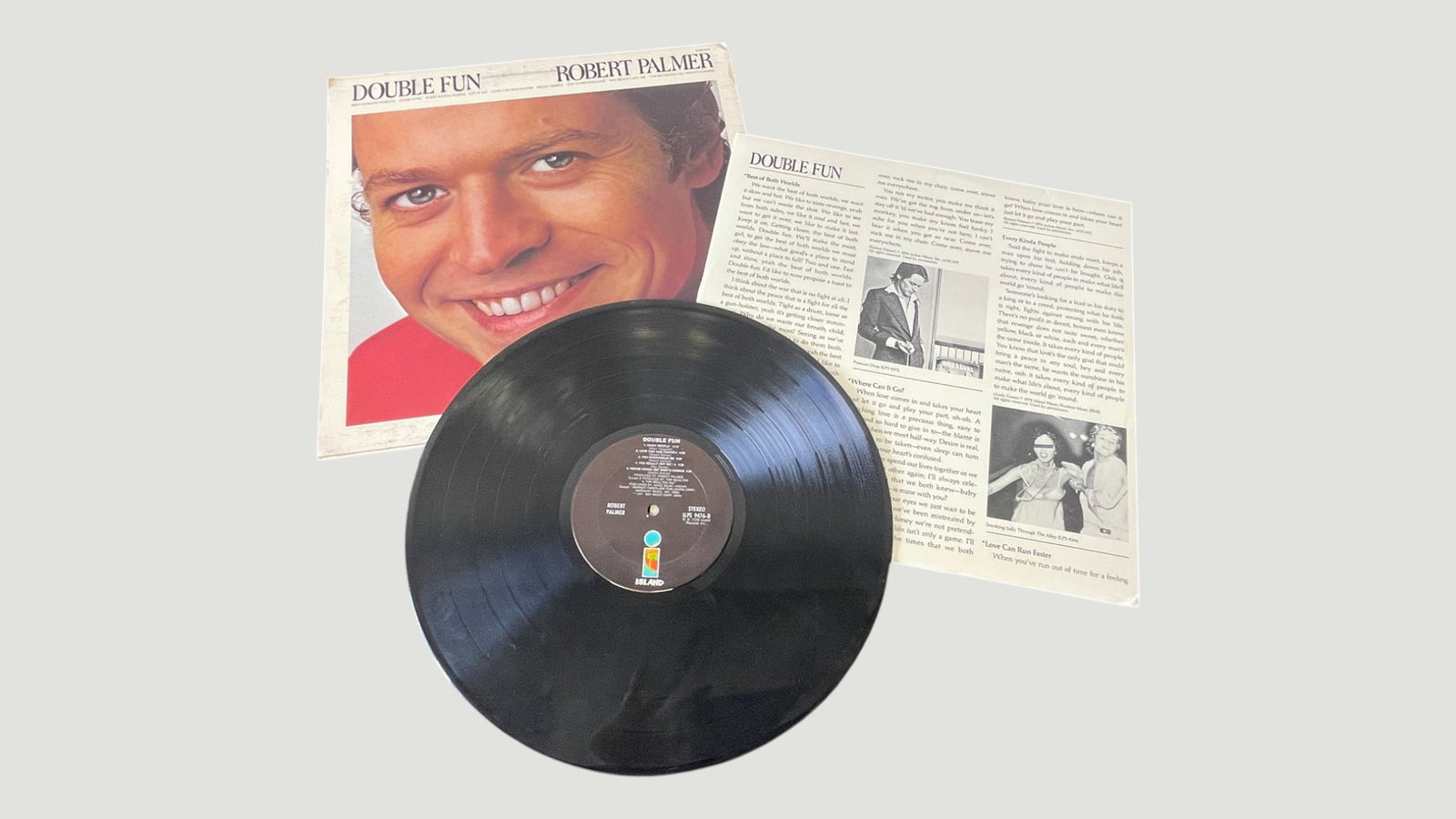 Robert Palmer 'Double Fun' Vinyl LP Record Album – Island Records 1978 (1 of 4)