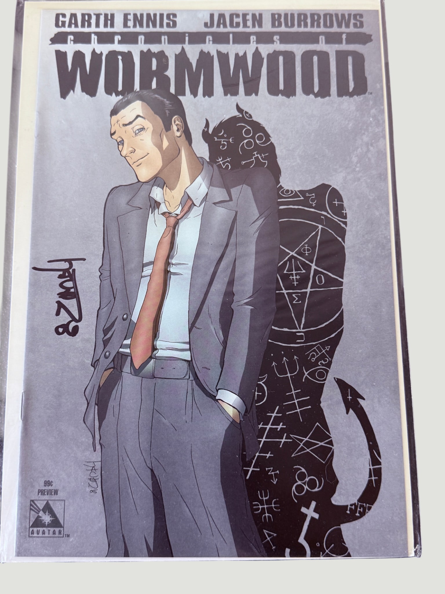Chronicles of Wormwood Preview Issue, Garth Ennis, Avatar Press, SIGNED (1 of 3)