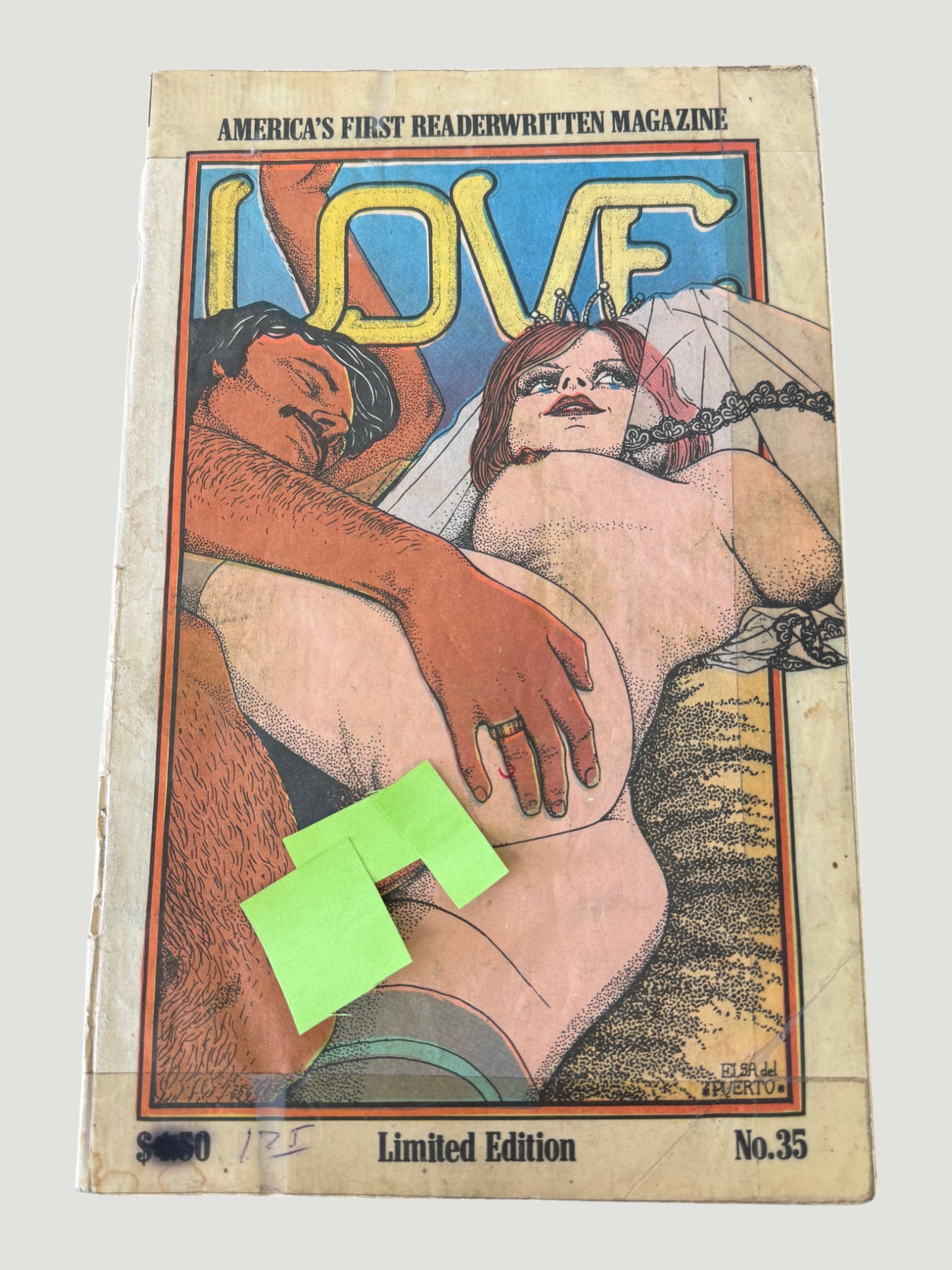 LOVE No. 35 Limited Edition — America's First Readerwritten Magazine Adult Comic: LOVE No. 35 Limited Edition — America's First Readerwritten Magazine Adult Comic