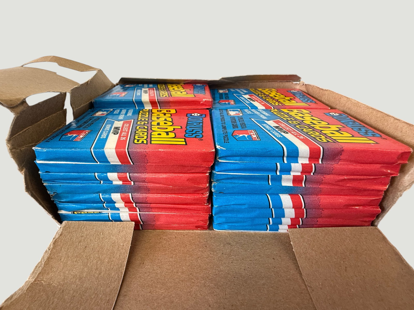 Donruss Baseball Puzzle & Cards Wax Packs — Large Lot (~36 Packs) Vintage (1 of 3)