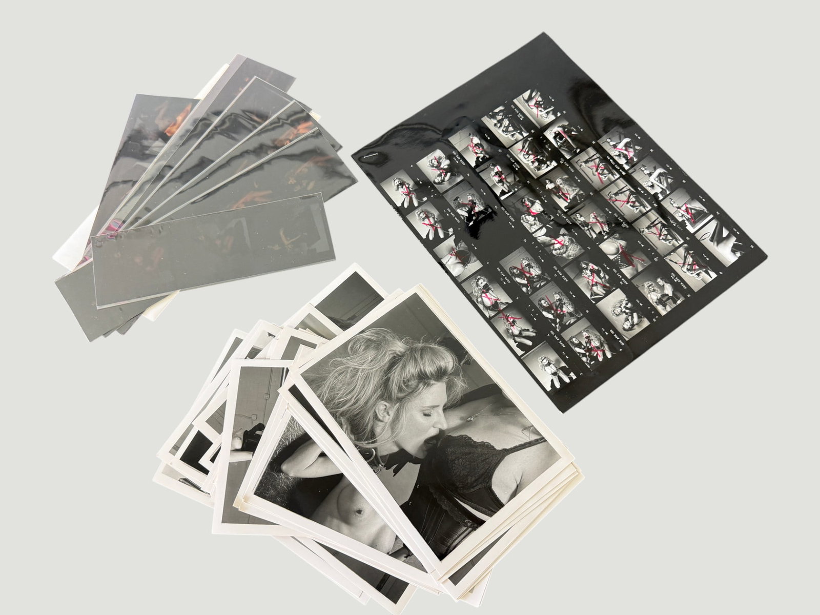 Vintage Pin Up Risque Model Erotic Photo Archive Collection B&W (1 of 2)