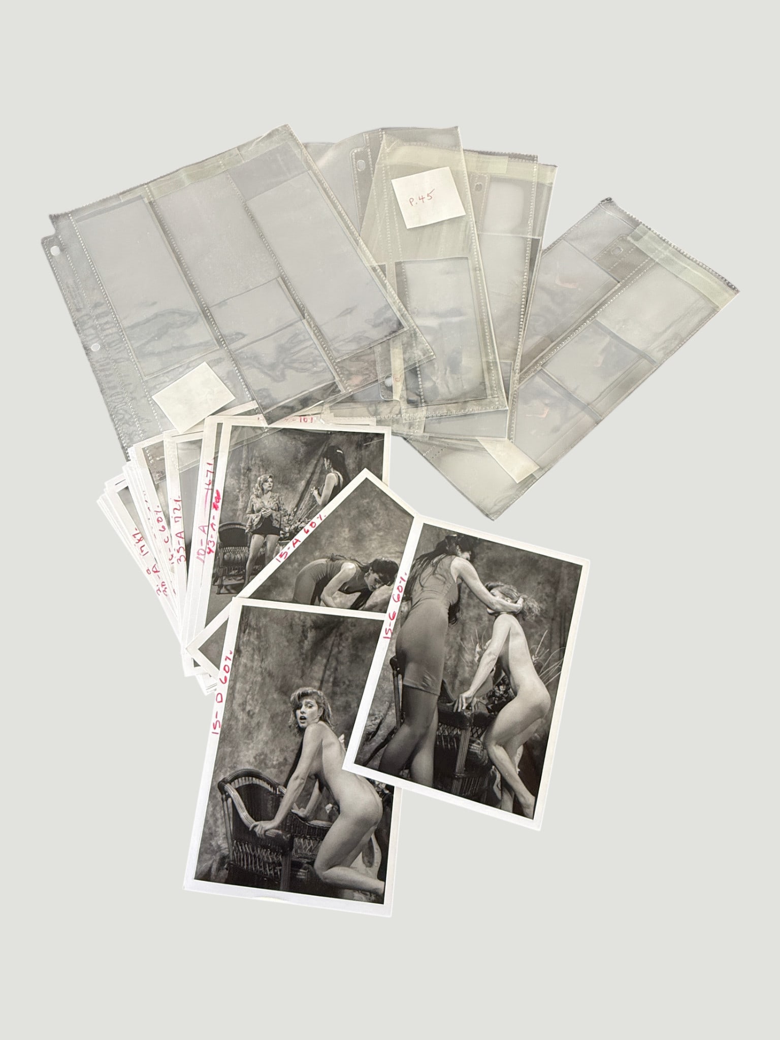 Vintage Pin Up Risque Model Erotic Photo Archive Collection B&W (1 of 2)