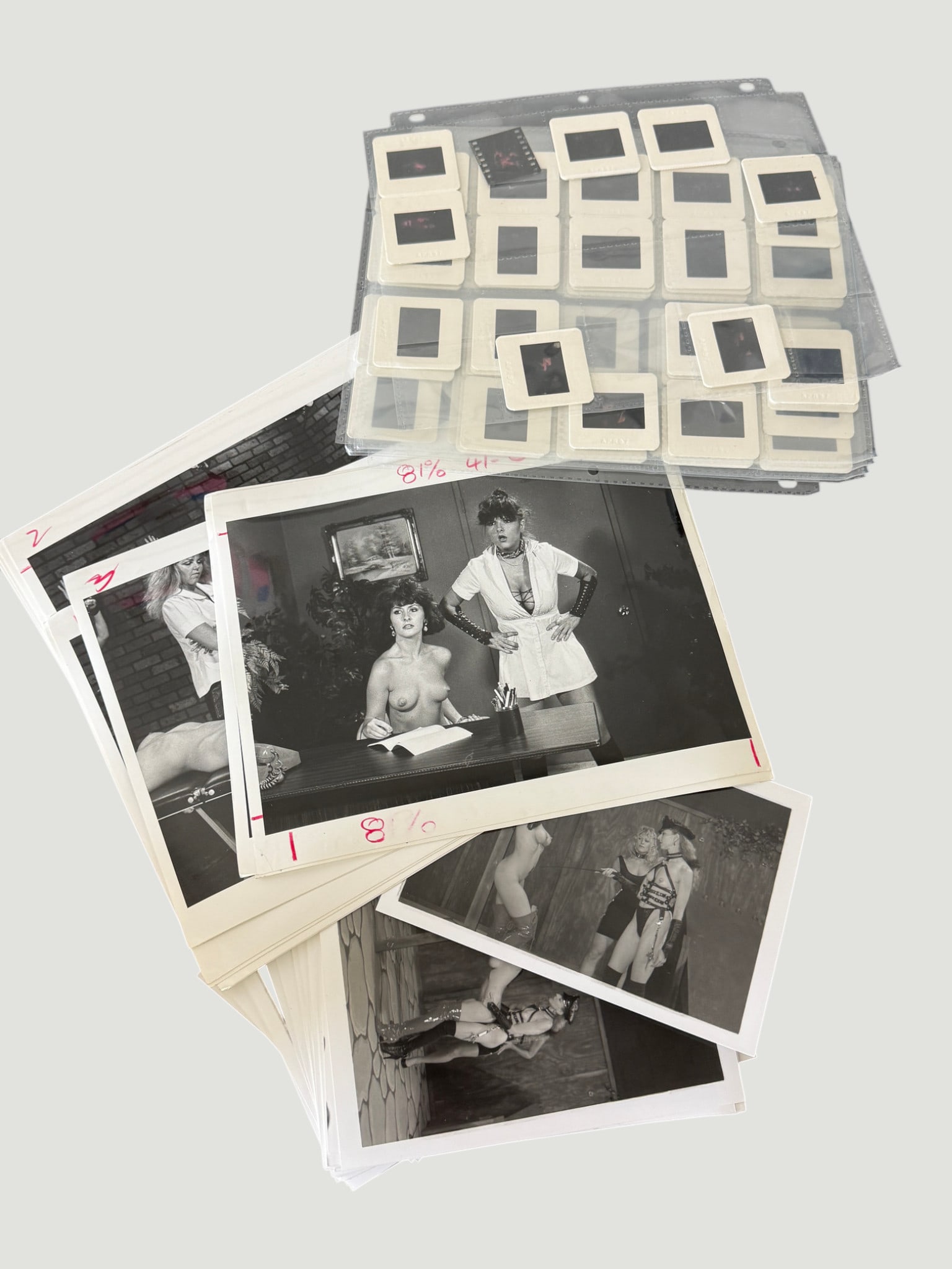 Vintage Pin Up Risque Model Erotic Photo Archive Collection B&W (1 of 2)