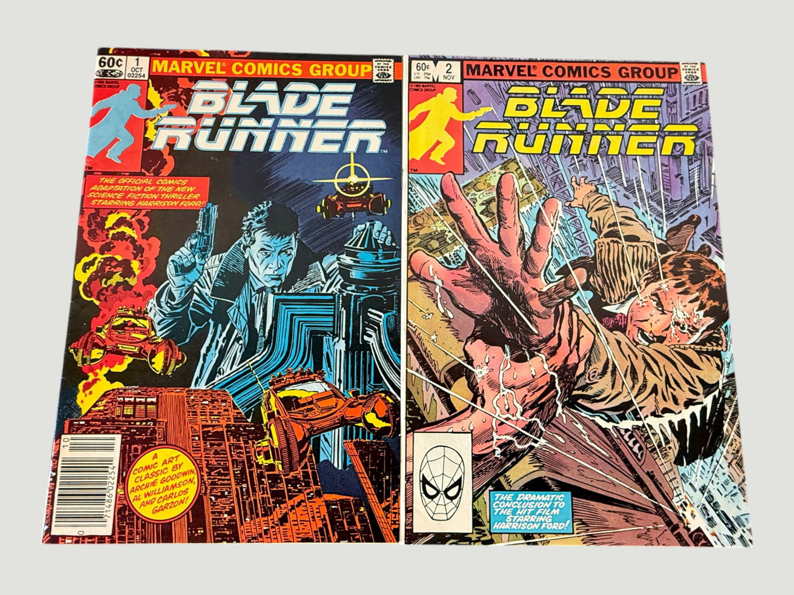 Blade Runner #1 & #2 Marvel Comics Group 1982 Complete Set Harrison Ford (1 of 2)
