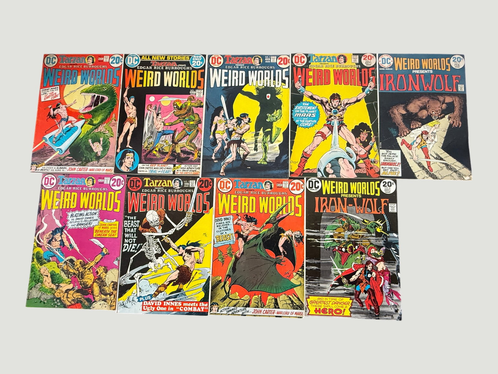 DC Comics Weird Worlds #1-10 Complete Run Edgar Rice Burroughs 1972-74 (1 of 2)