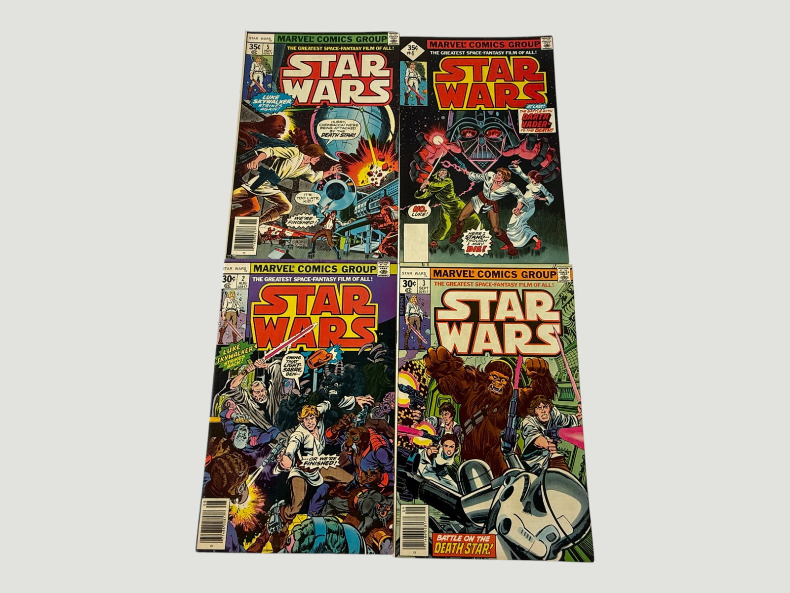 Marvel Comics Star Wars #2, #3, #4, #5 (1977) Original Marvel Series Set of 4 (1 of 2)
