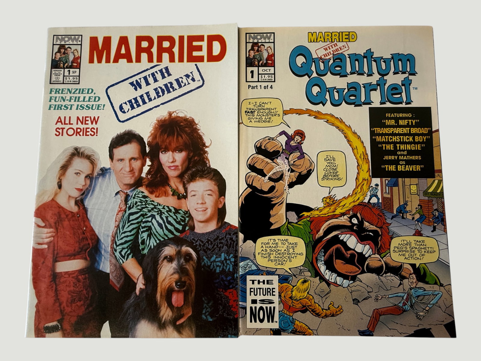 Married With Children #1 & Quantum Quartet #1 NOW Comics 1990 First Issues (1 of 2)