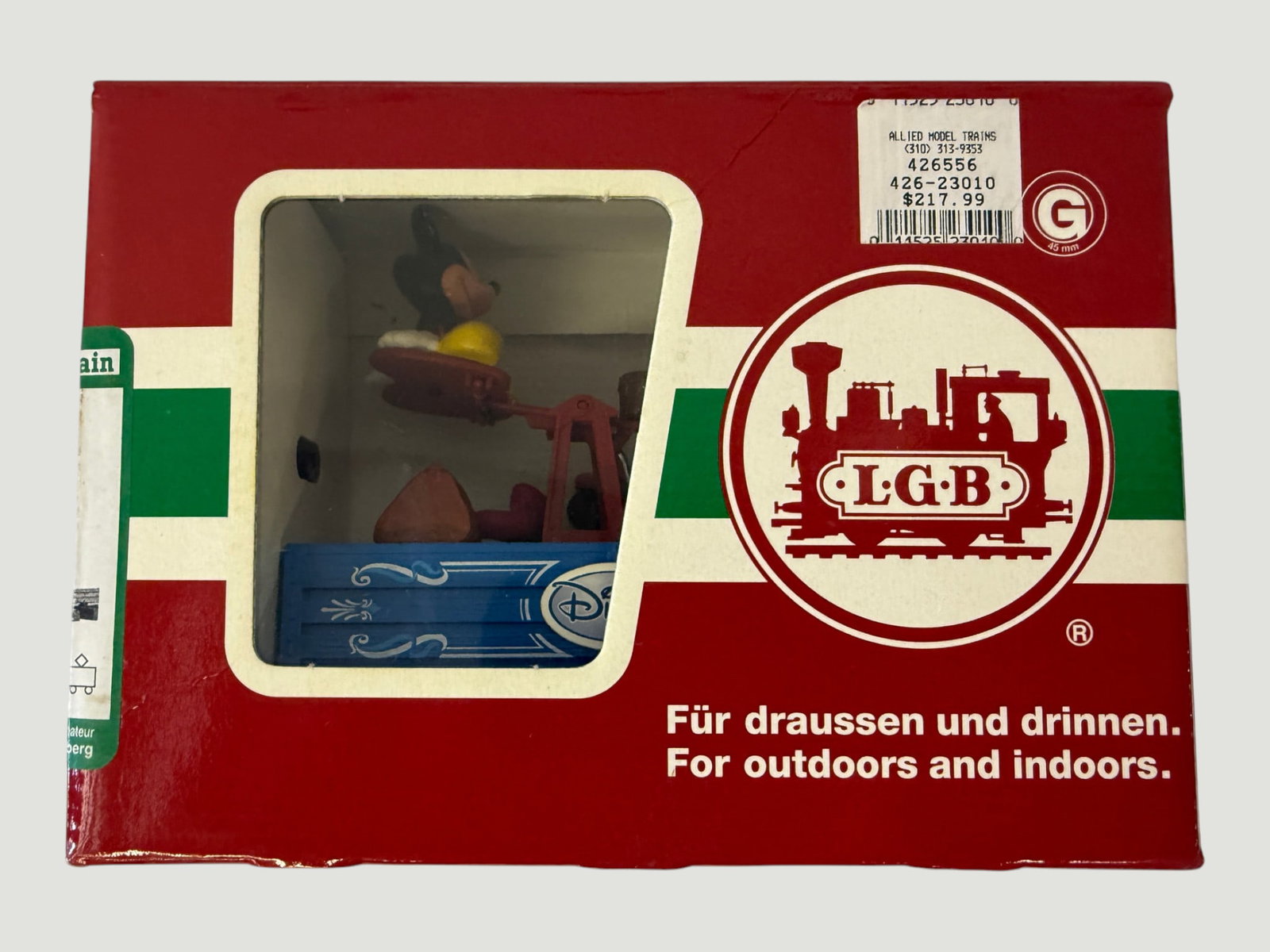 LGB G Scale Disney Mickey Mouse Train Car #23010 in Original Box (1 of 4)