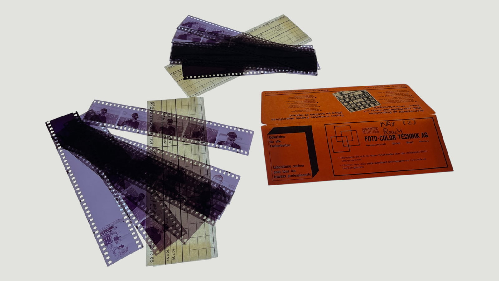 Max Roach Concert Vintage 35mm Color Photo Negative Film Strips Rare (1 of 3)
