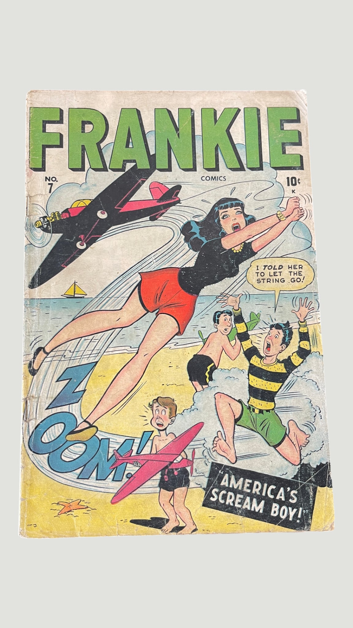 Frankie Comics No. 7, Harvey Publications, 1947 — "America's Scream Boy": Frankie Comics No. 7, Harvey Publications, 1947 — "America's Scream Boy"