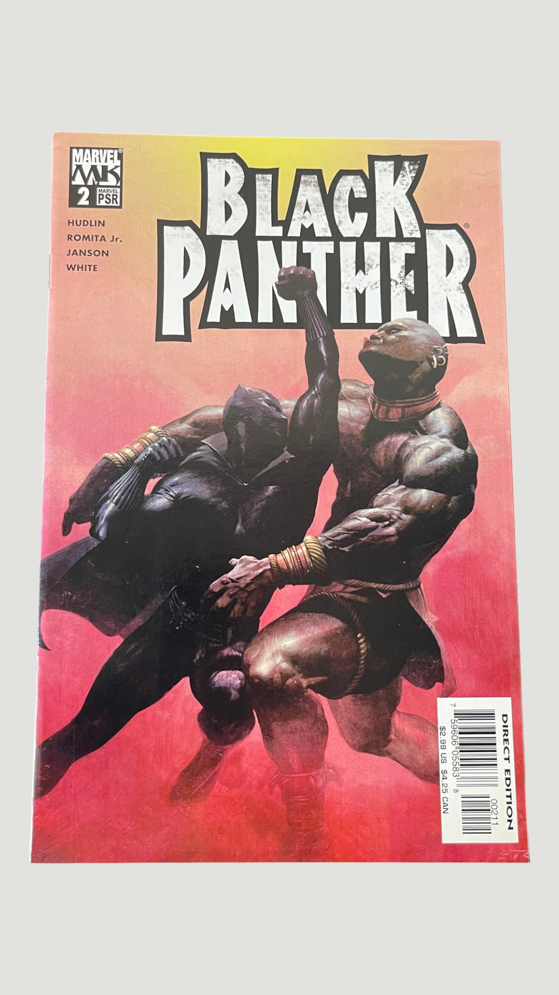 Black Panther #2 Marvel Knights Comic (2005) Hudlin Romita Jr. Direct Edition (1 of 3)