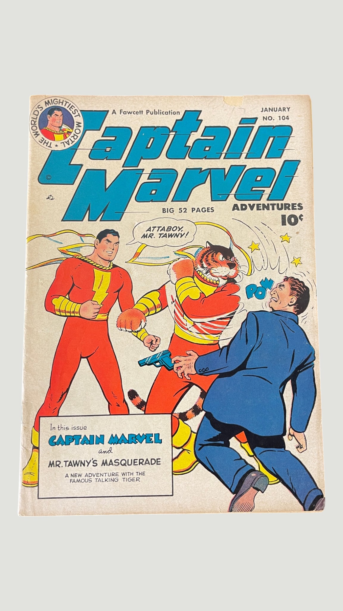 Captain Marvel Adventures #104, Fawcett Publications, January 1950 (1 of 3)