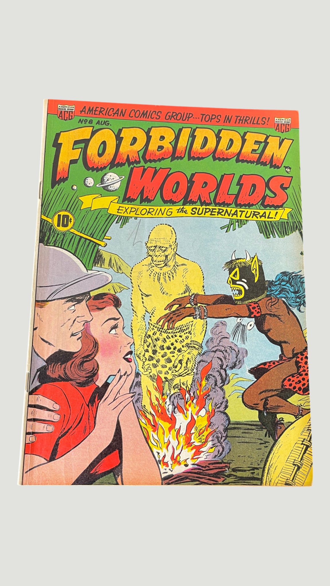 Forbidden Worlds #8 (ACG, Aug 1952) Golden Age Horror Supernatural Comic (1 of 3)