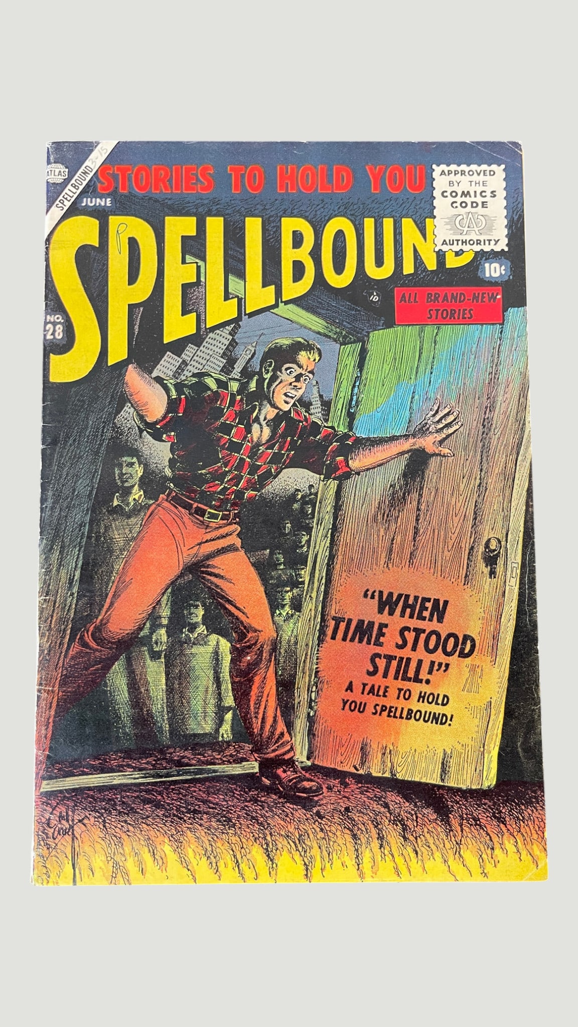 Spellbound #28 Atlas Comics June 1957 Pre-Silver Age Horror Anthology Comic (1 of 3)