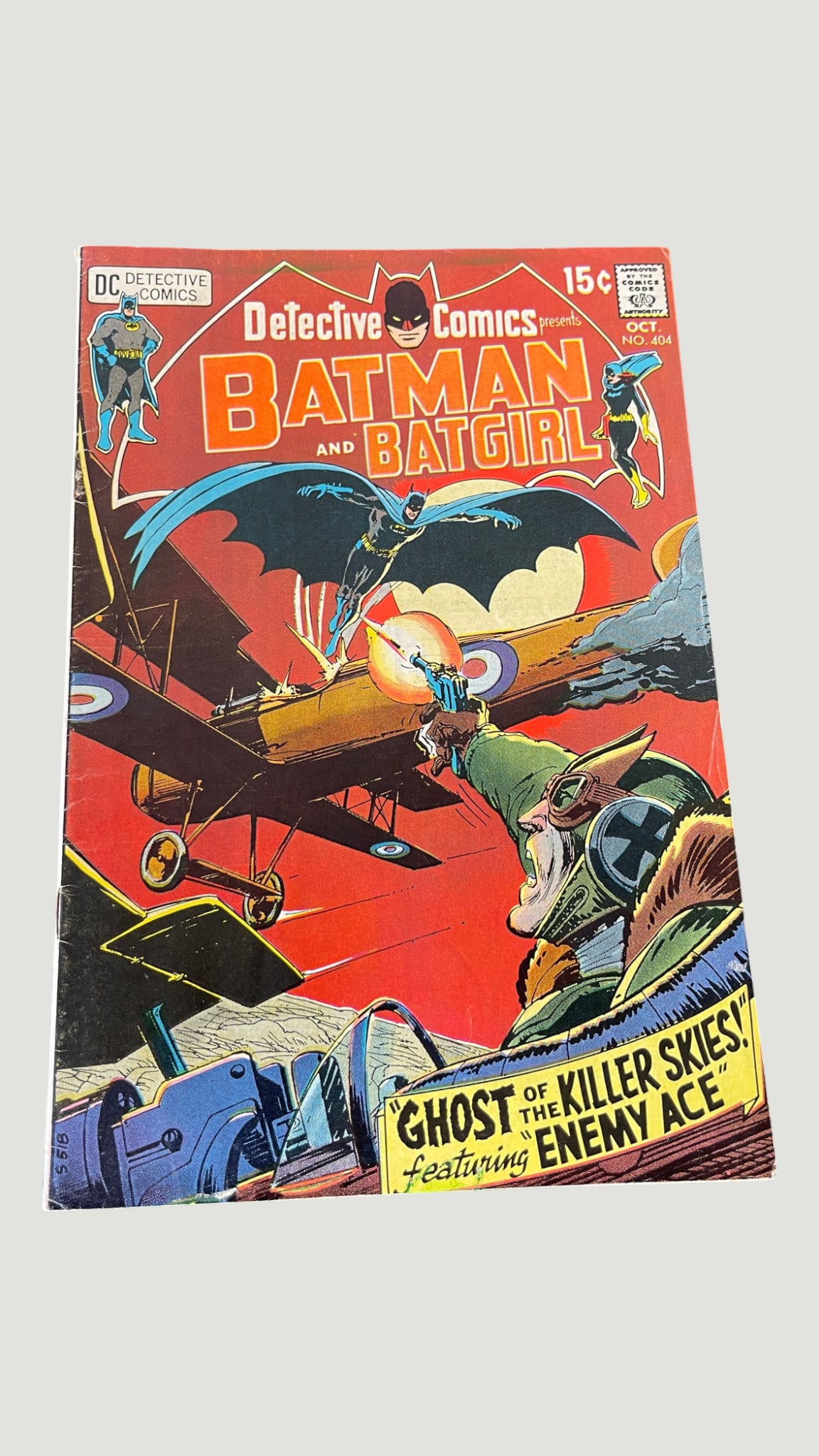 Detective Comics #404 DC Batman & Batgirl 'Ghost of the Killer Skies' Oct 1970 (1 of 3)