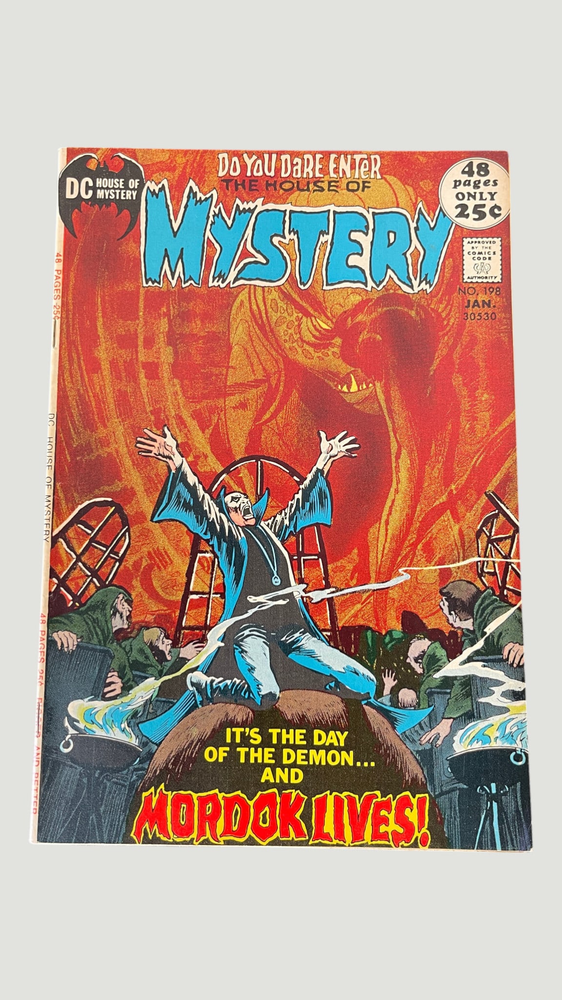 DC House of Mystery #198, Jan 1972 — Mordok Lives! 48-Page Giant Issue (1 of 3)