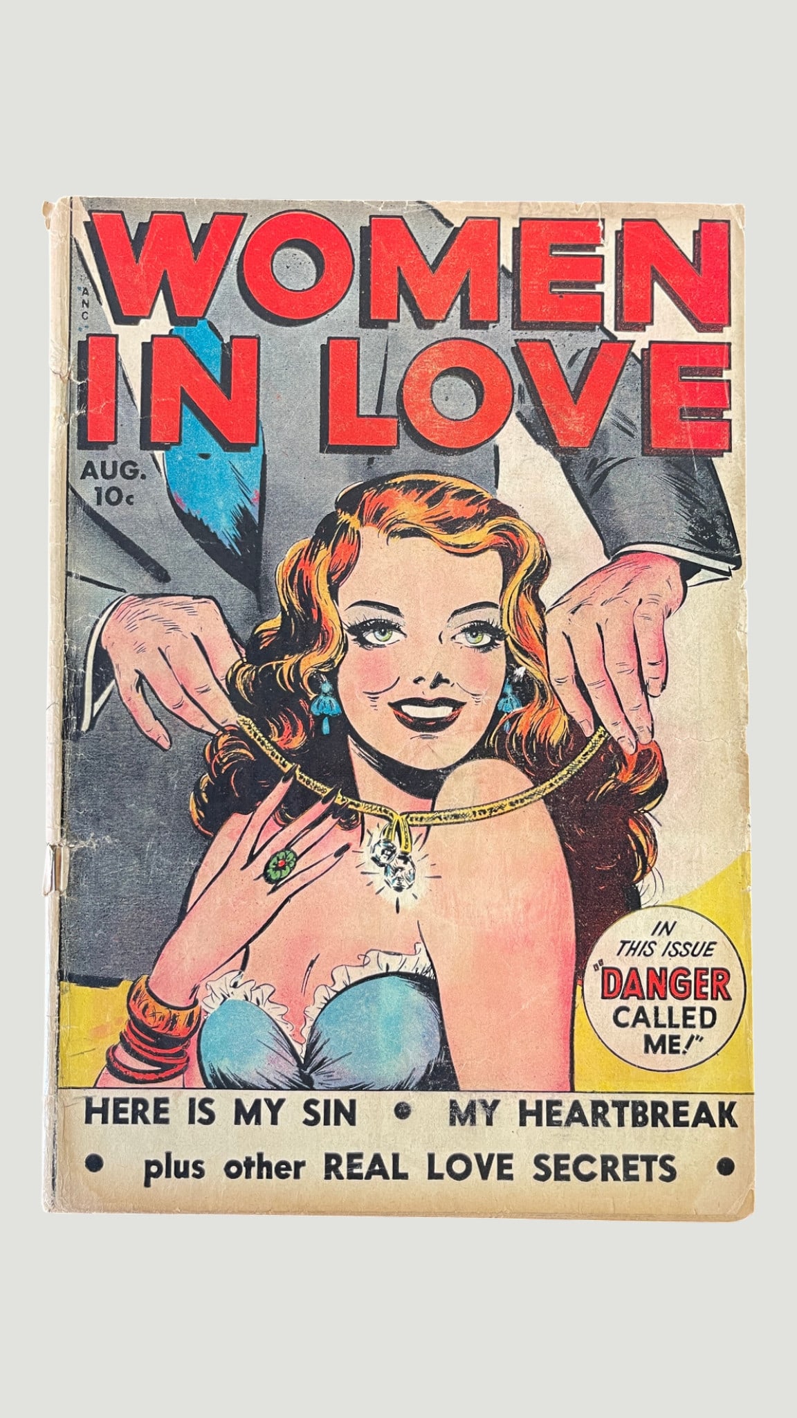 Women in Love Comic Ajax Farrell Publications August 1949 Golden Age Romance: Women in Love Comic Ajax Farrell Publications August 1949 Golden Age Romance