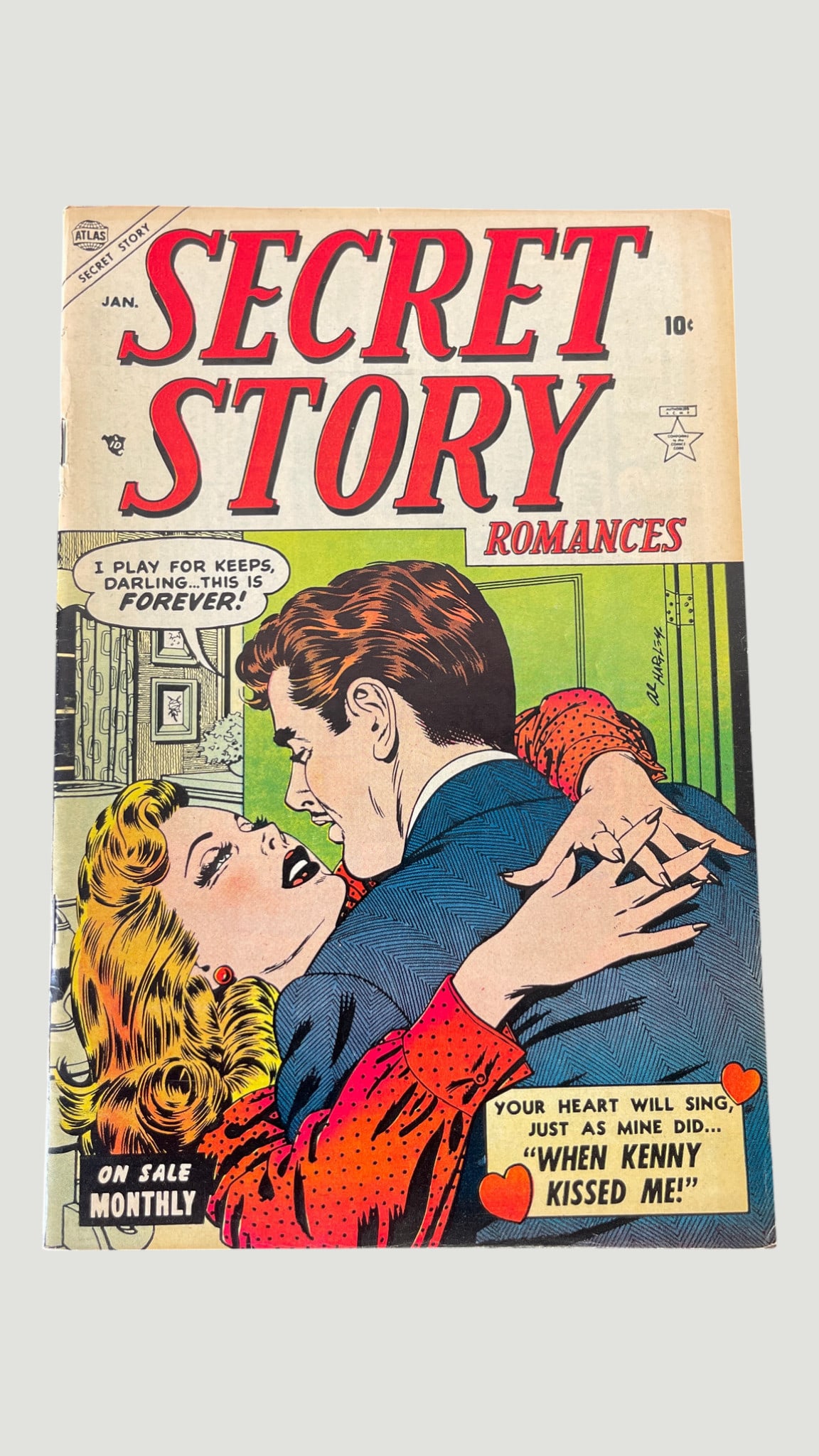 Secret Story Romances #6 Atlas Comics Jan 1955 Golden Age Romance Comic: Secret Story Romances #6 Atlas Comics Jan 1955 Golden Age Romance Comic