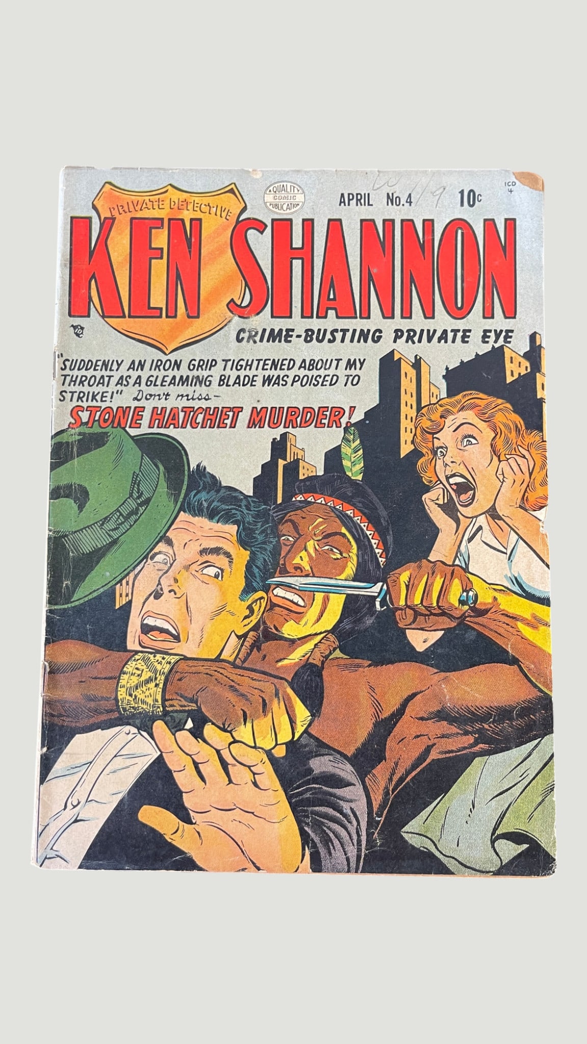 Ken Shannon Private Detective #4 Quality Comics April 1952 — Crime Comics (1 of 3)