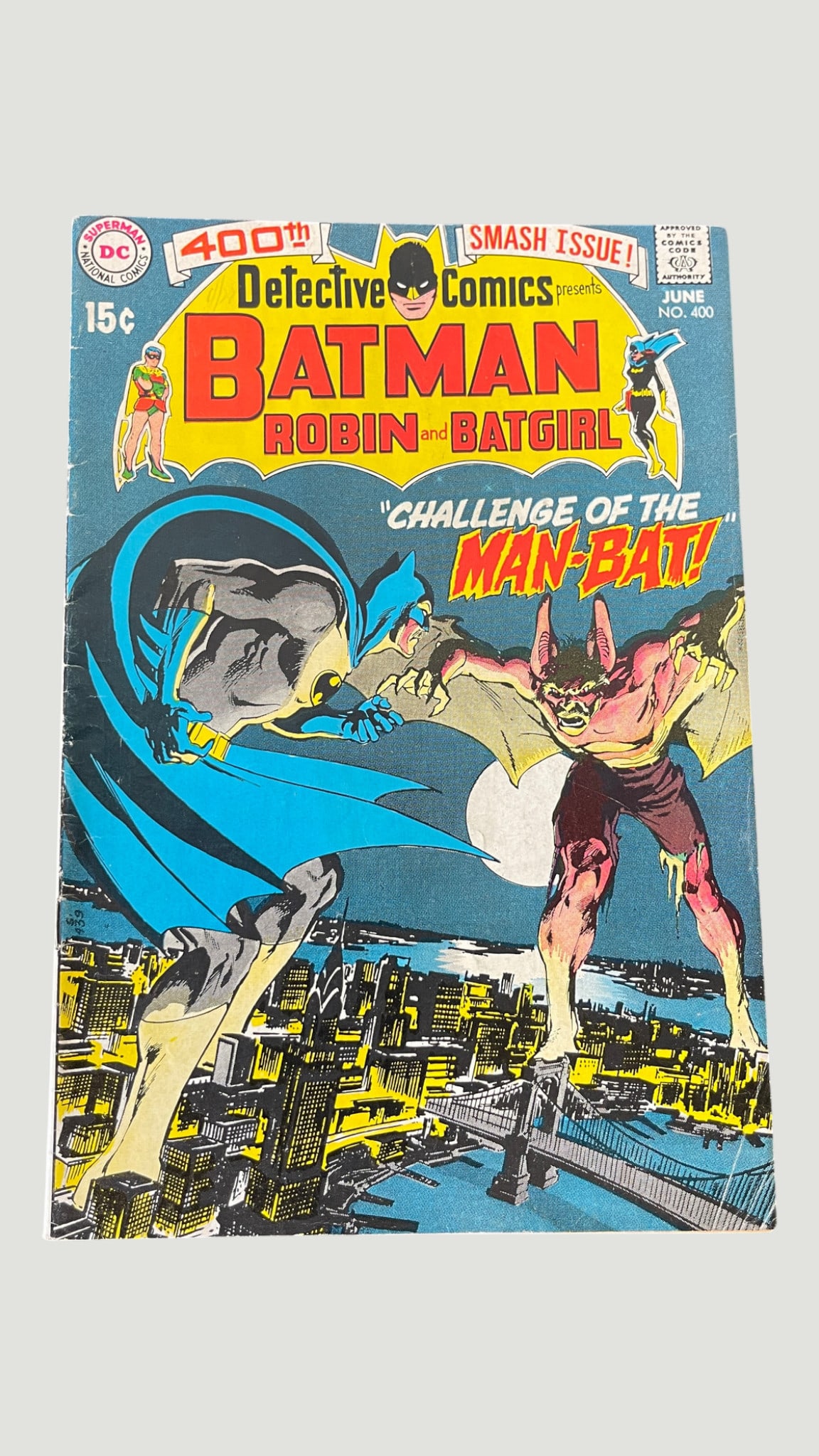 Detective Comics #400, DC, June 1970 — 1st Appearance of Man-Bat (1 of 3)
