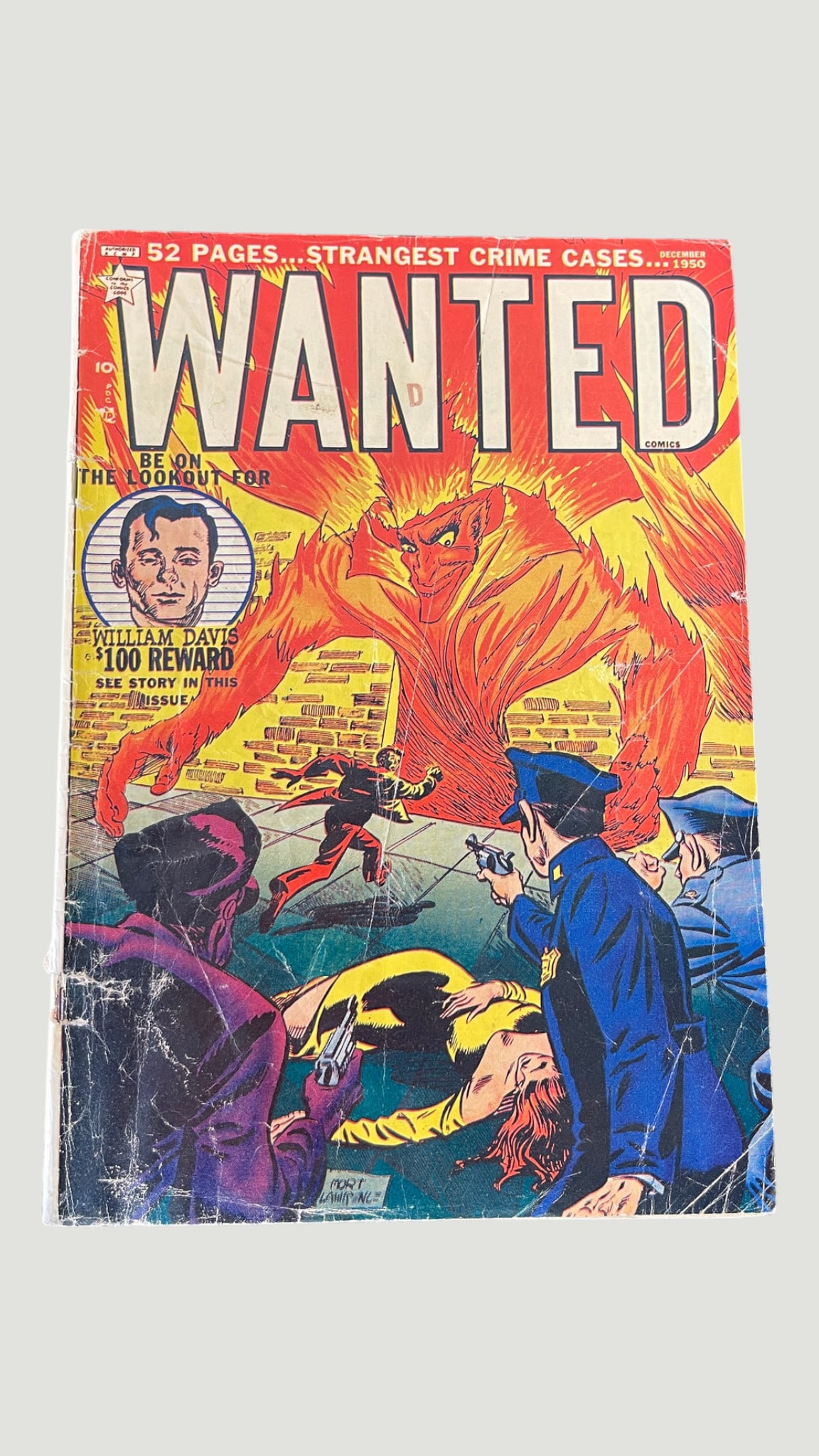 Wanted Comics #36 (Toytown/Orbit Publications, December 1950) Crime Comic: Wanted Comics #36 (Toytown/Orbit Publications, December 1950) Crime Comic