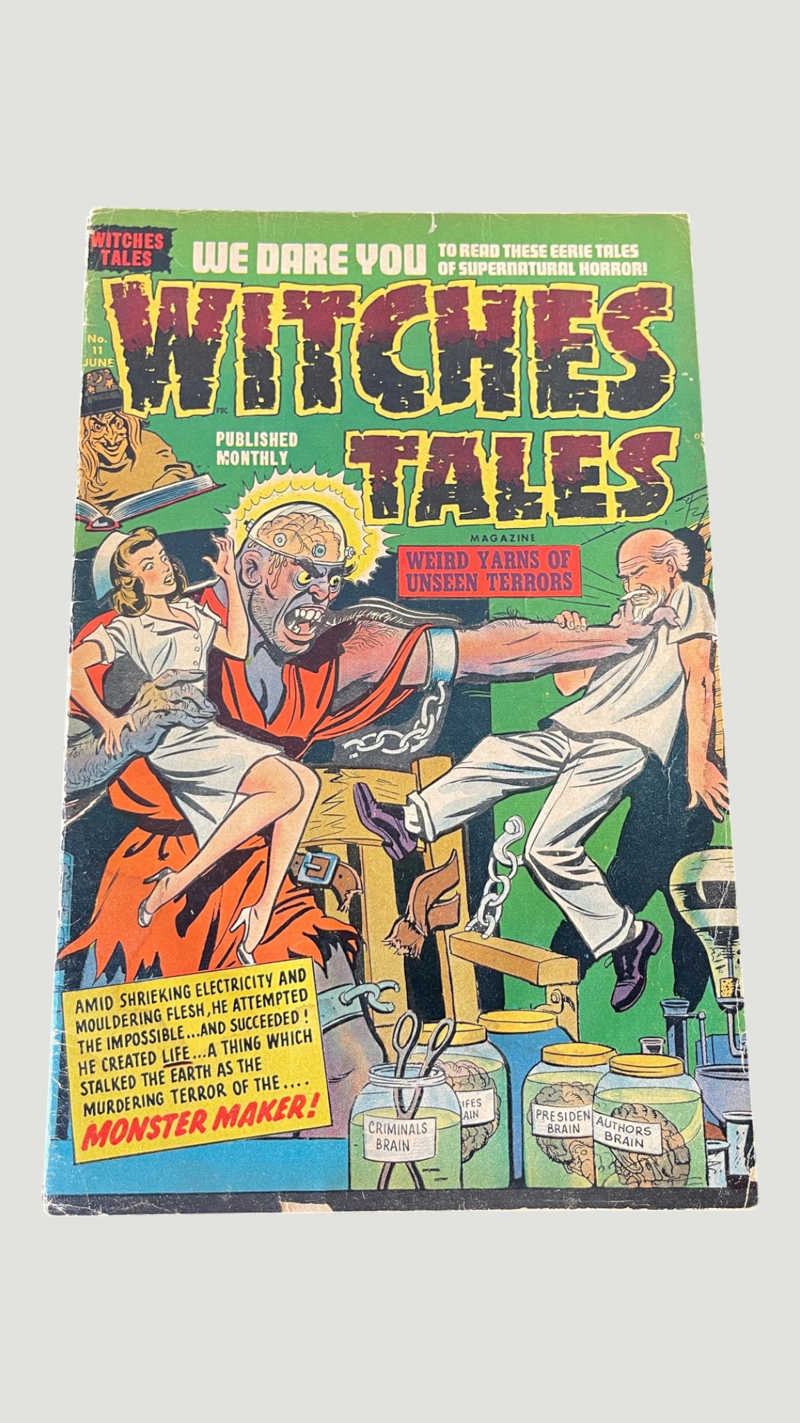 Witches Tales #11 (Harvey Comics, June 1952) Pre-Code Horror Comic (1 of 3)