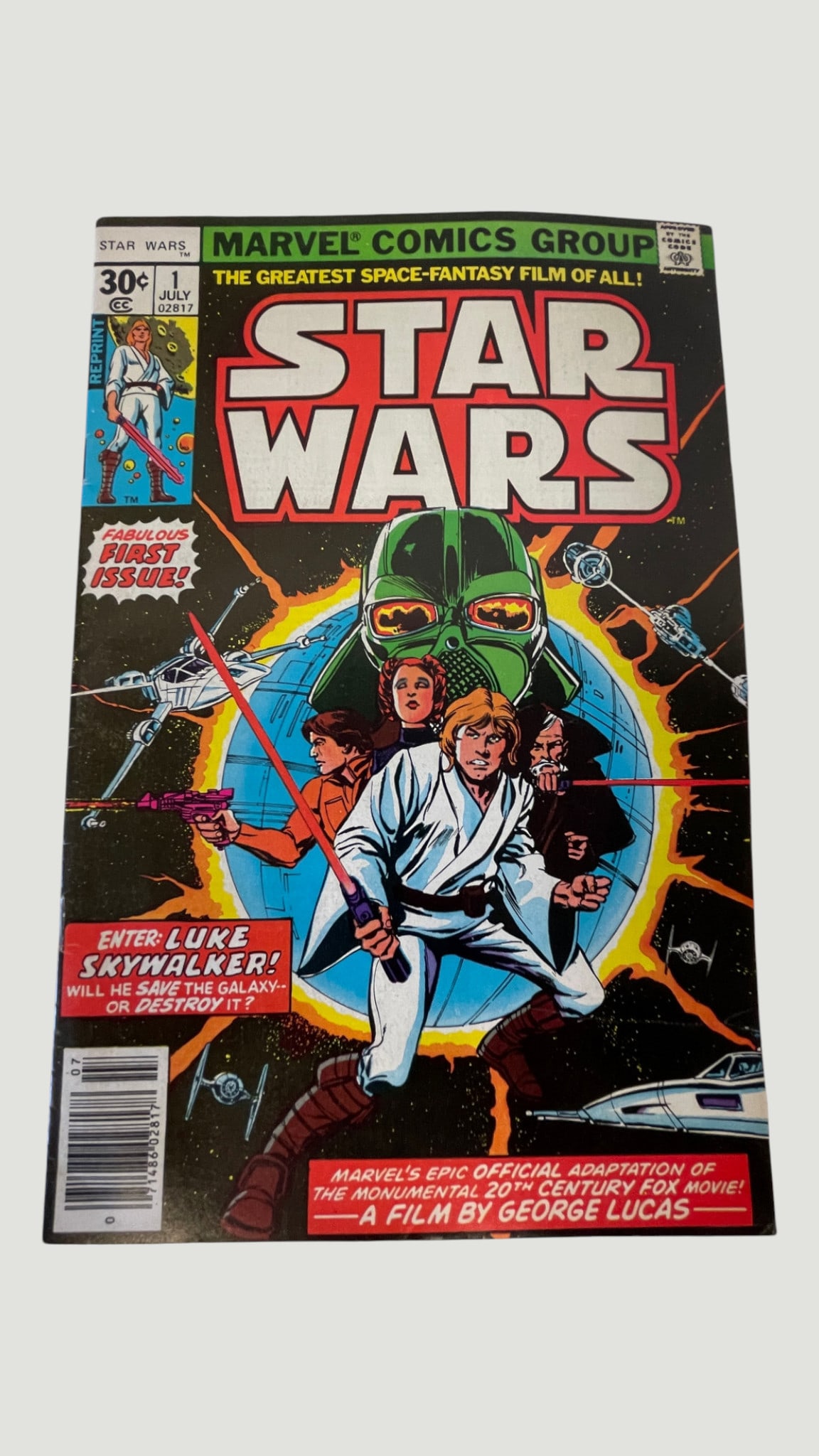 Star Wars #1 Marvel Comics Group 1977 Reprint First Issue Luke Skywalker (1 of 3)