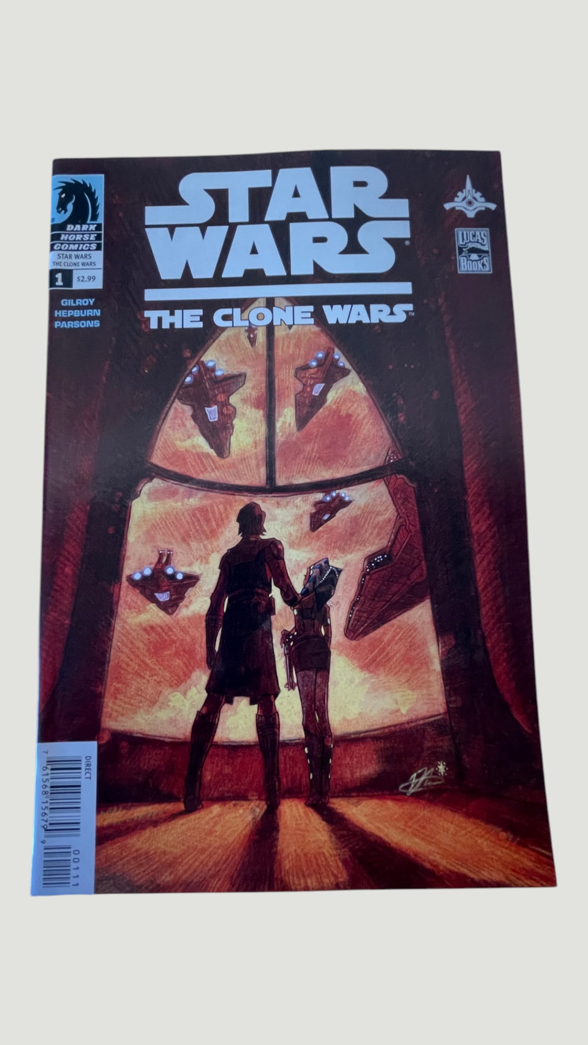 Star Wars: The Clone Wars #1 Dark Horse Comics 2008 Gilroy Hepburn Parsons (1 of 4)