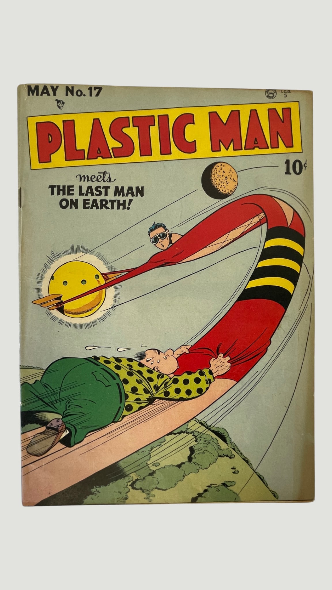 Plastic Man #17 Quality Comics May 1950 Golden Age Comic Book (1 of 3)