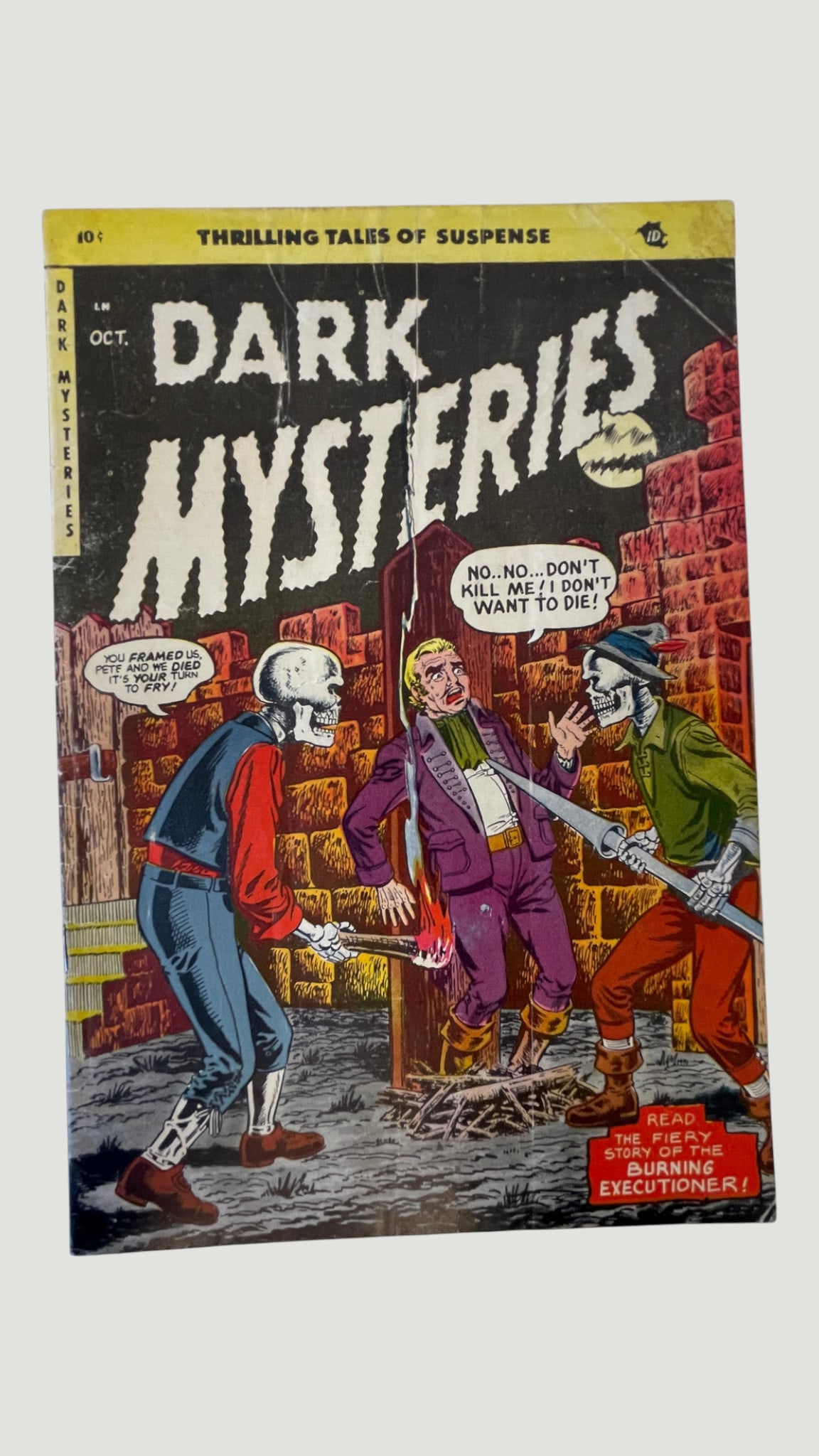 Dark Mysteries # Pre-Code Horror Comic Oct Issue Master Publications 1950s (1 of 3)
