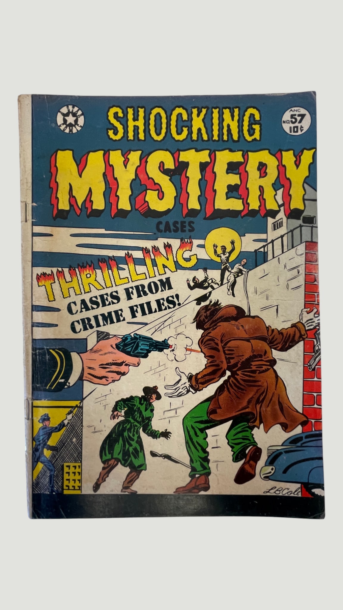 Shocking Mystery Cases #57 (Star Publications, 1954) LB Cole Cover: Shocking Mystery Cases #57 (Star Publications, 1954) LB Cole Cover
