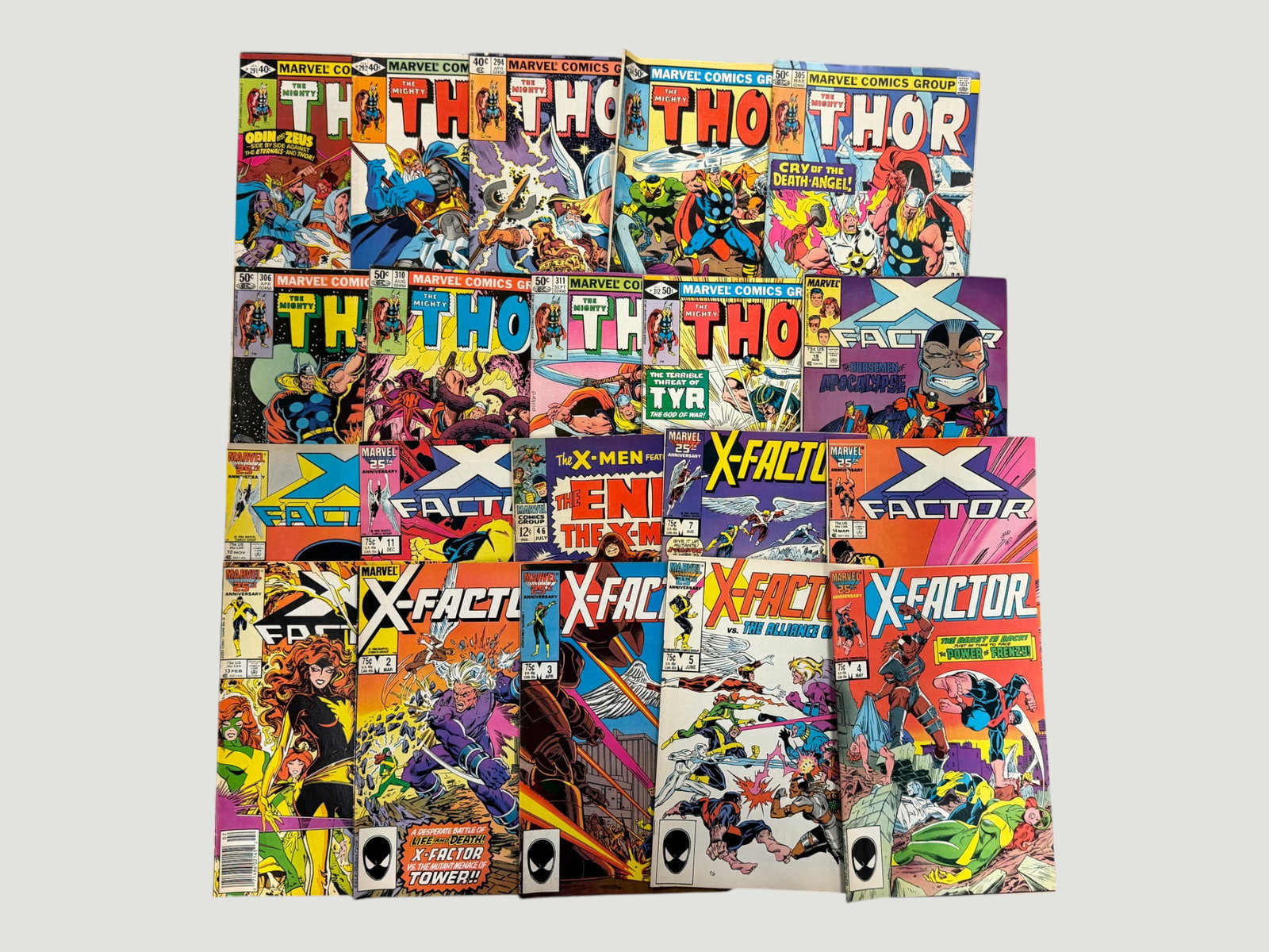 Marvel Comics Lot: The Mighty Thor & X-Factor (1980s) ~20 Issues (1 of 5)