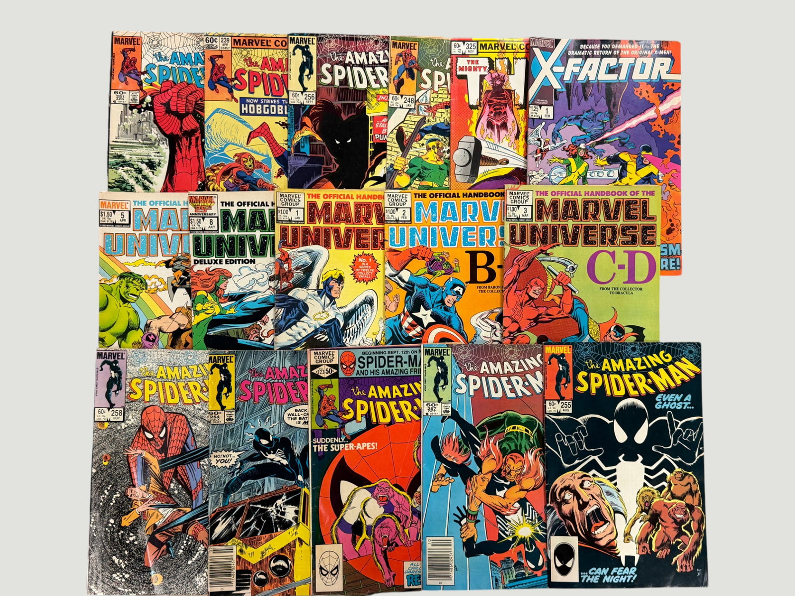 Marvel Comics Collection: Amazing Spider-Man, X-Factor #1, Official Handbook Marvel Universe (1 of 4)
