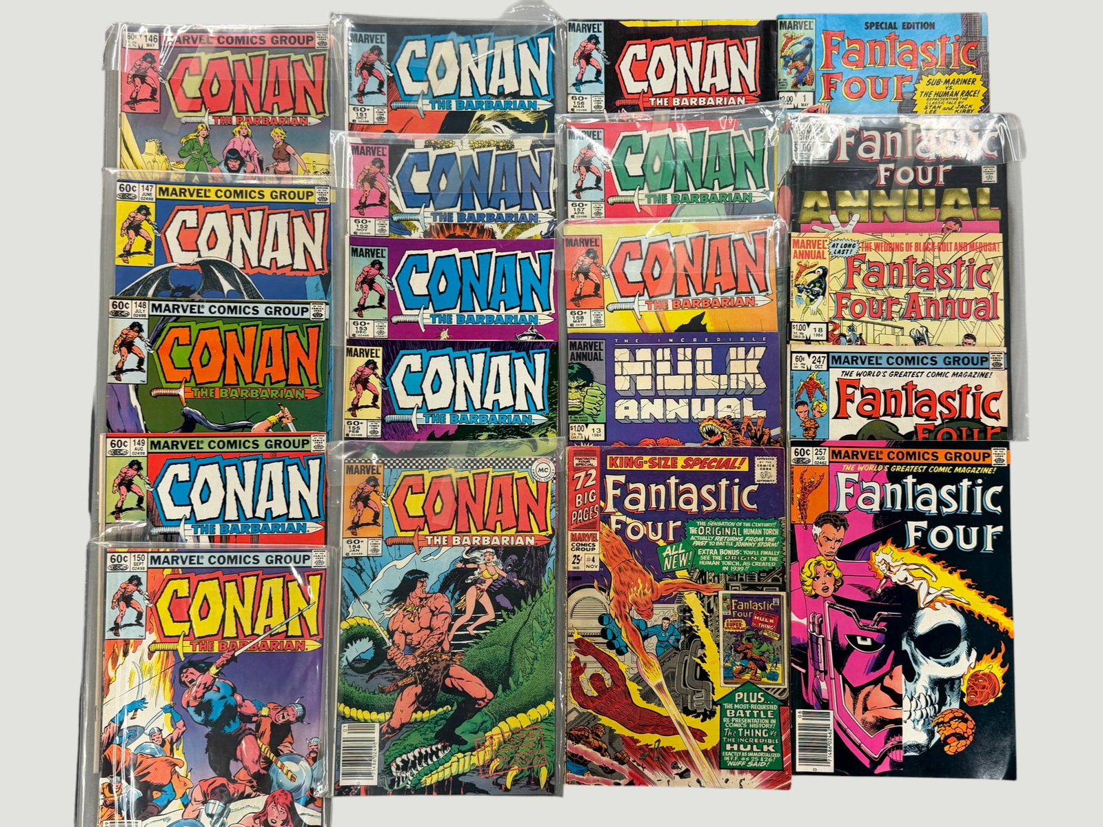 Marvel Comics Collection: Conan the Barbarian & Fantastic Four, ~20 Issues (1 of 4)