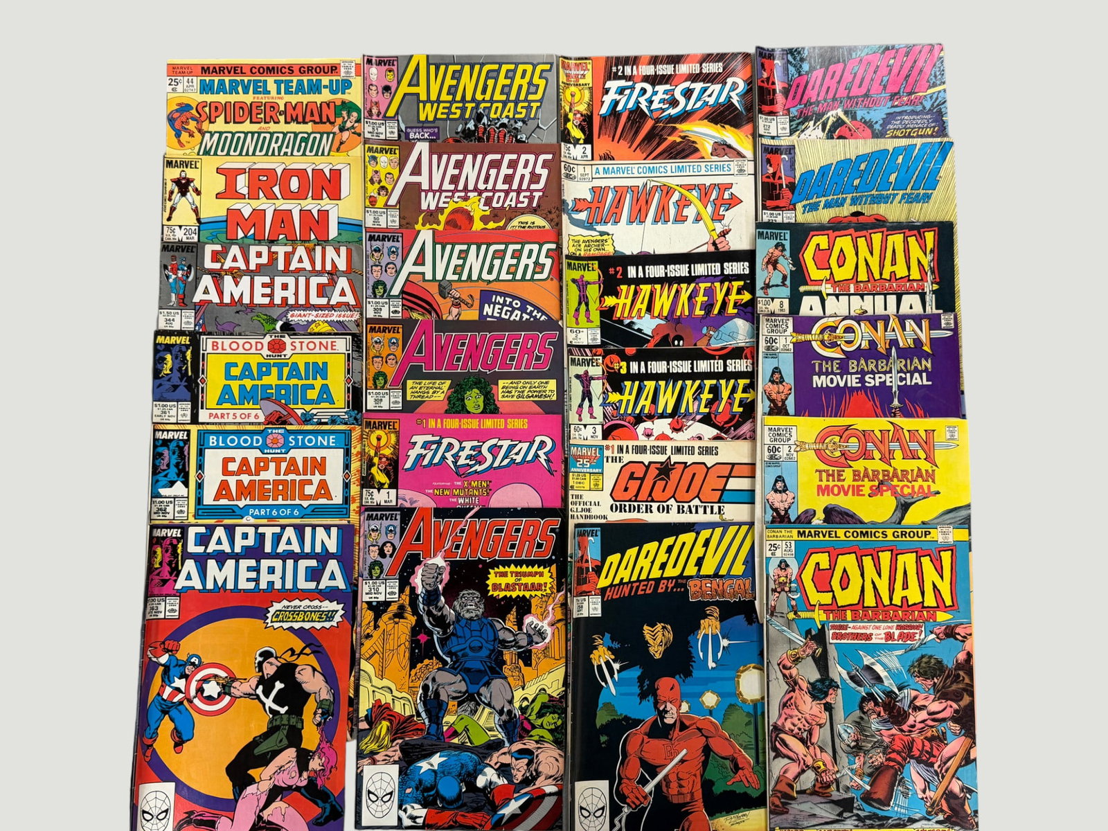 Marvel Comics Collection x20+ incl. Avengers, Captain America, Daredevil, Conan 1970s-80s (1 of 4)